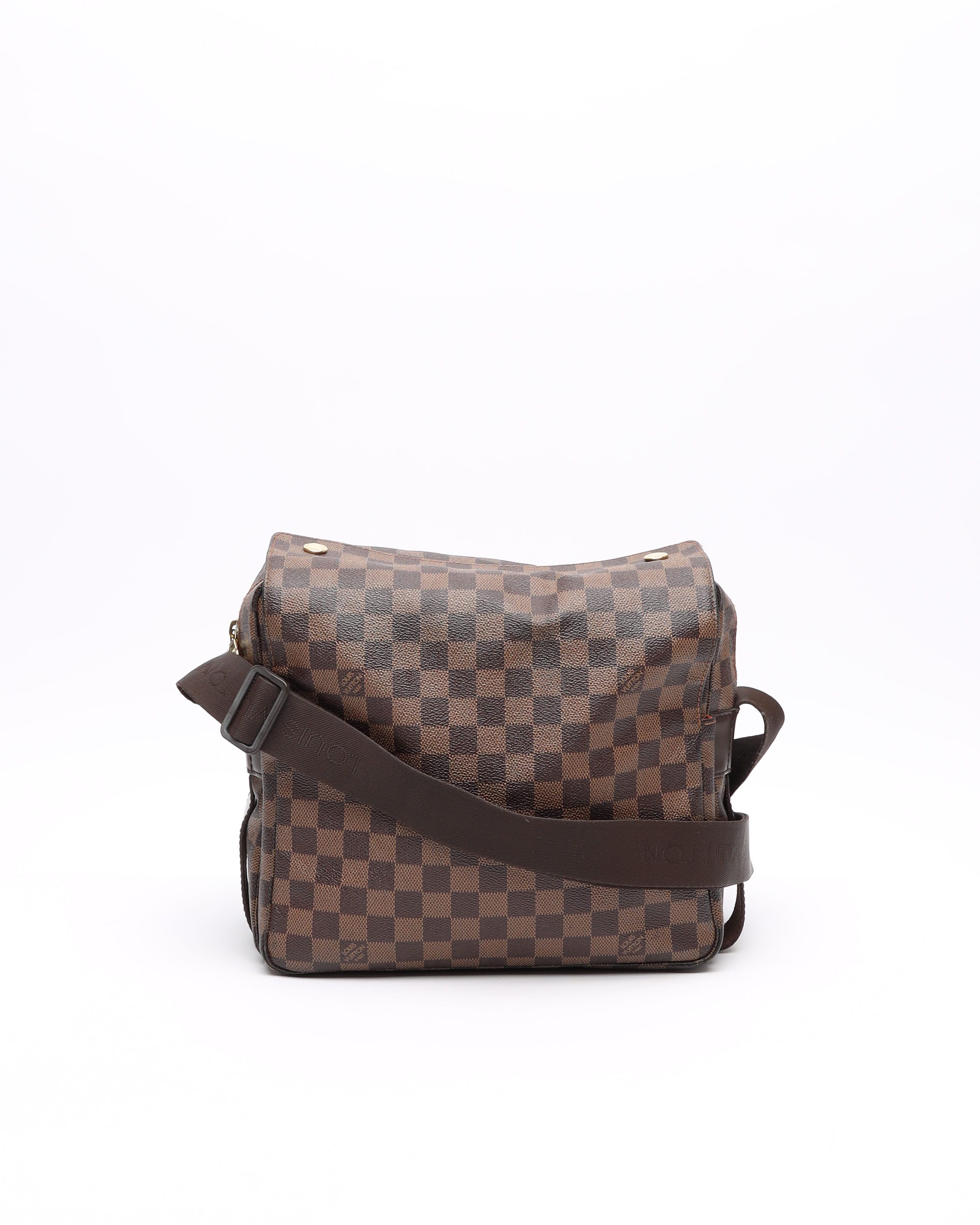Pre-owned Louis Vuitton Naviglio Bag In Brown