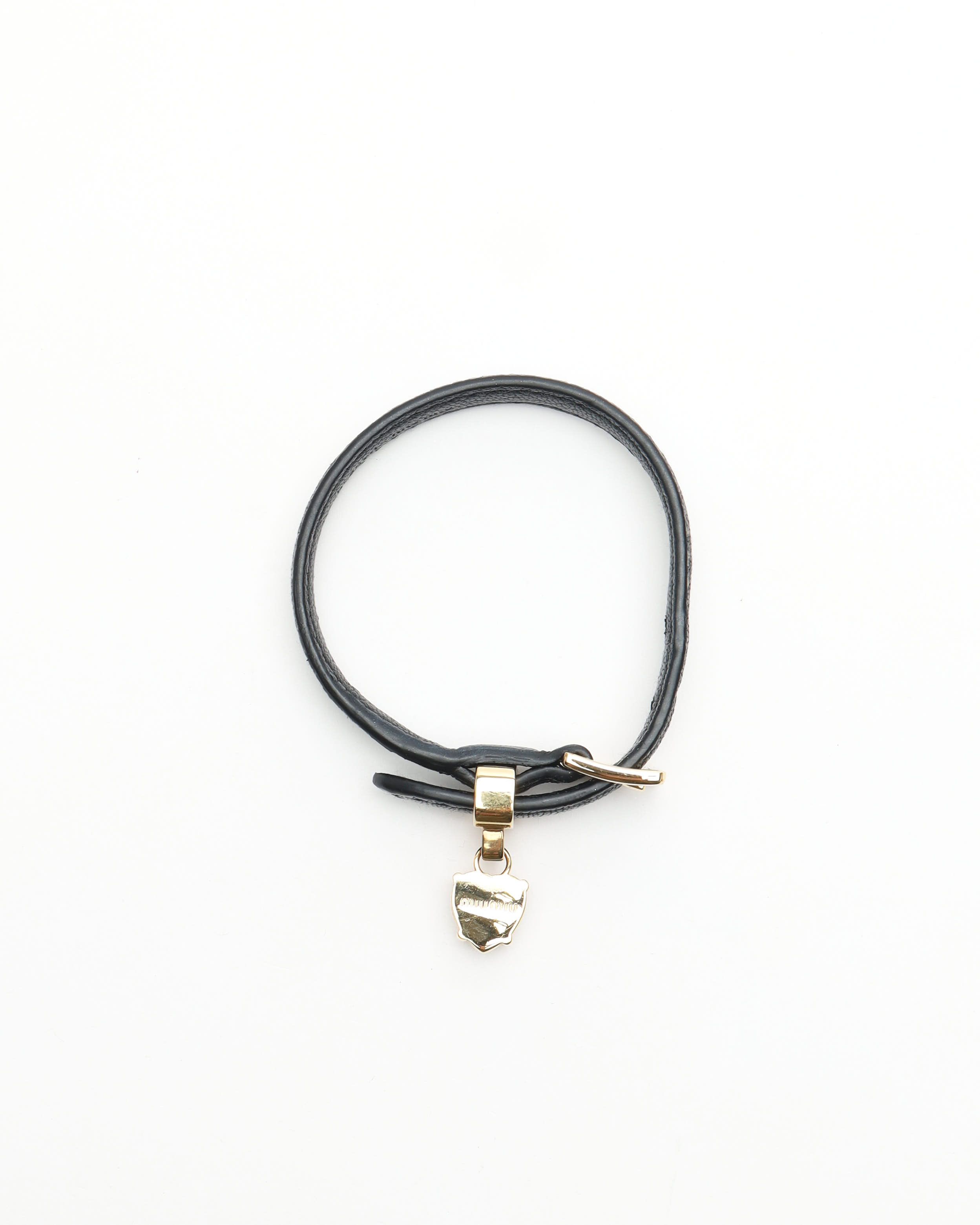 Miu Miu Leather Bracelet