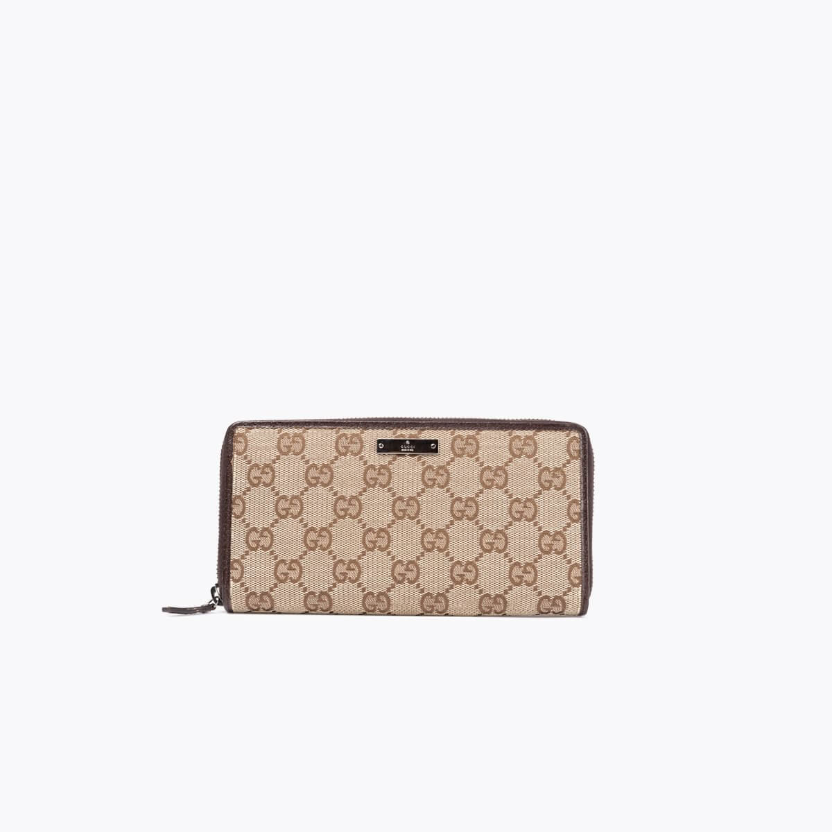 GUCCI GG Canvas Zip Around Wallet