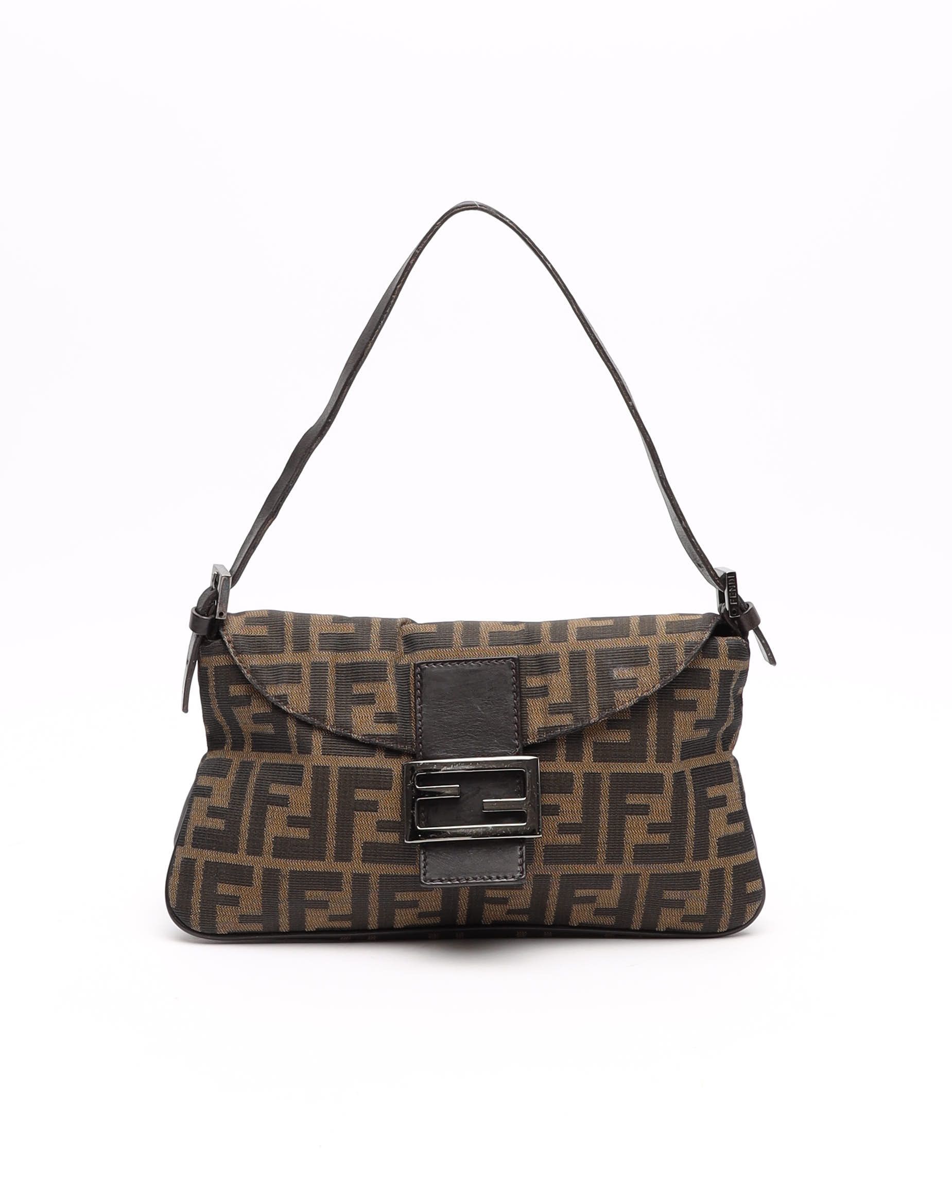 Fendi Zucca Baguette Bag
