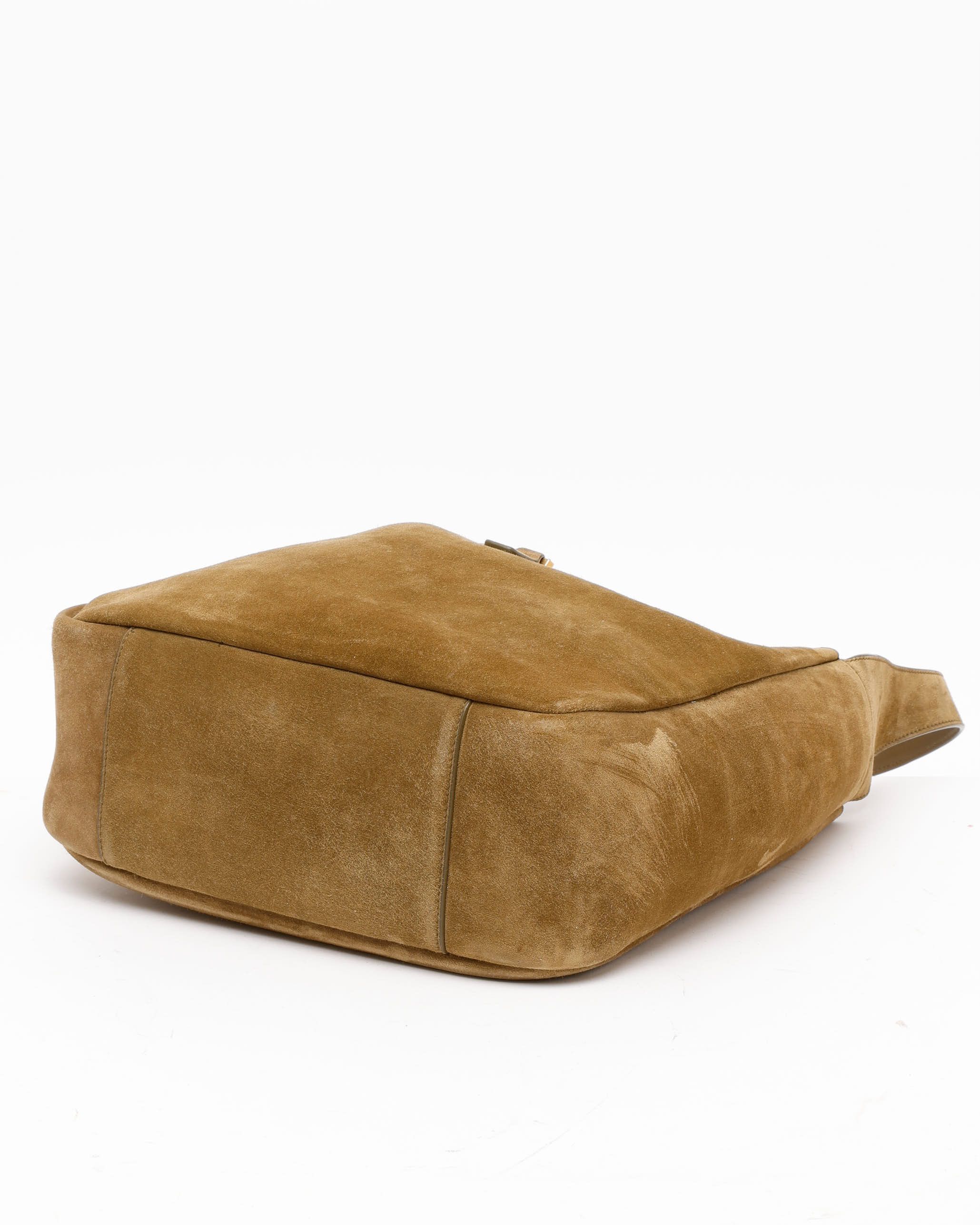 Saint Laurent Large Le 5 À 7 Suede Supple Bag