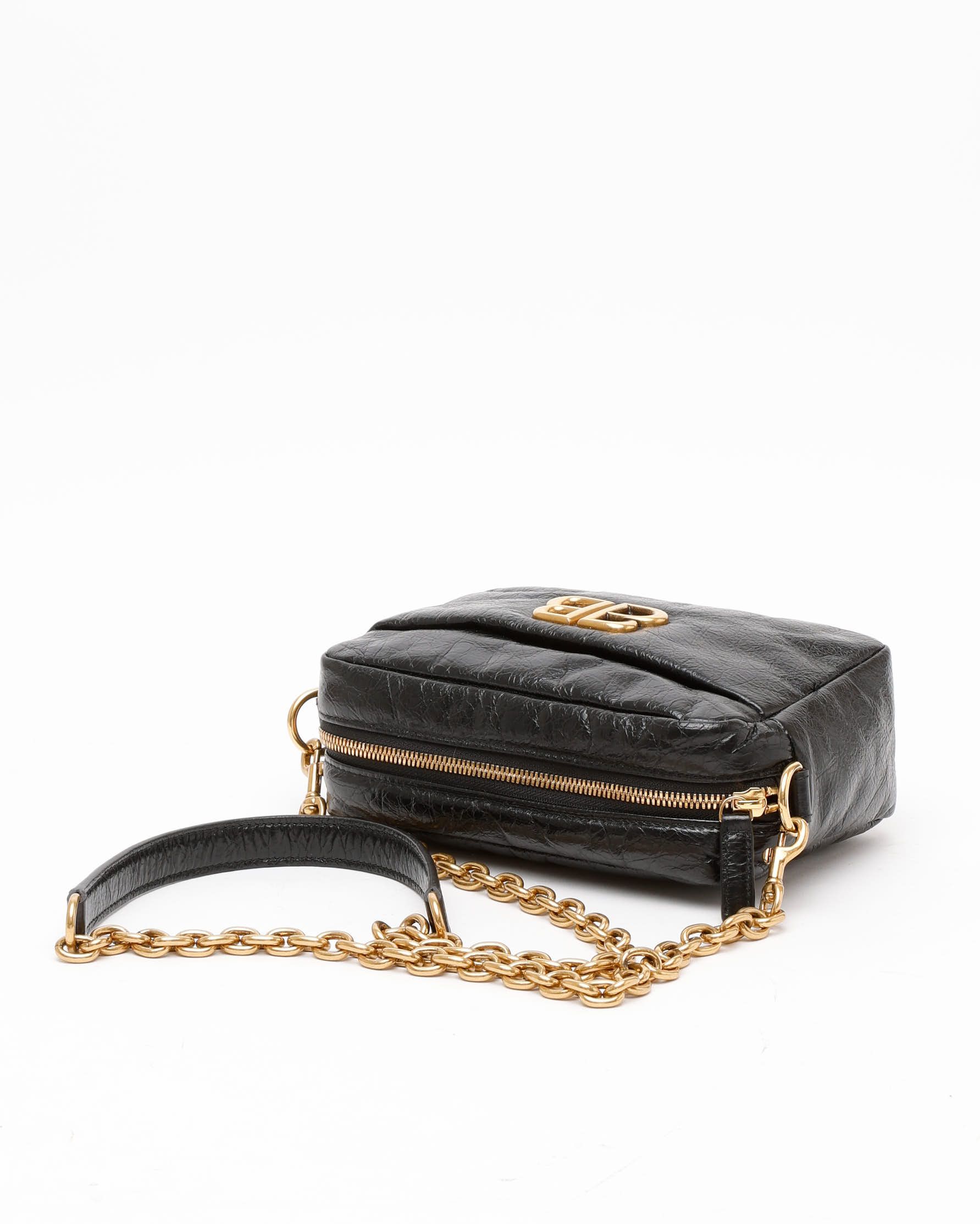 Balenciaga Monaco Xs Crossbody Bags Black