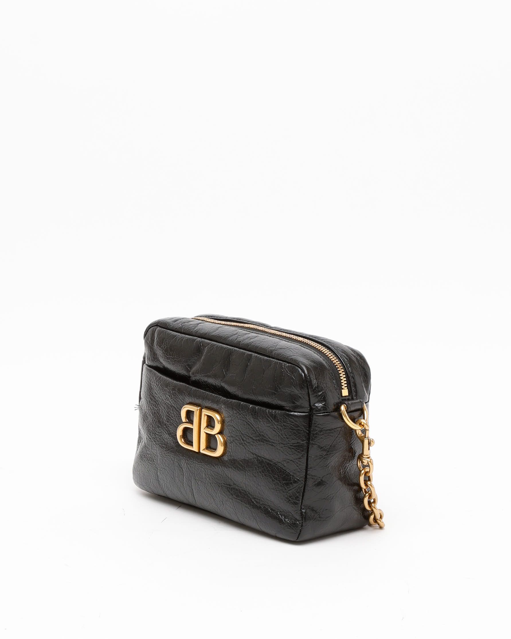 Balenciaga Monaco Xs Crossbody Bags Black