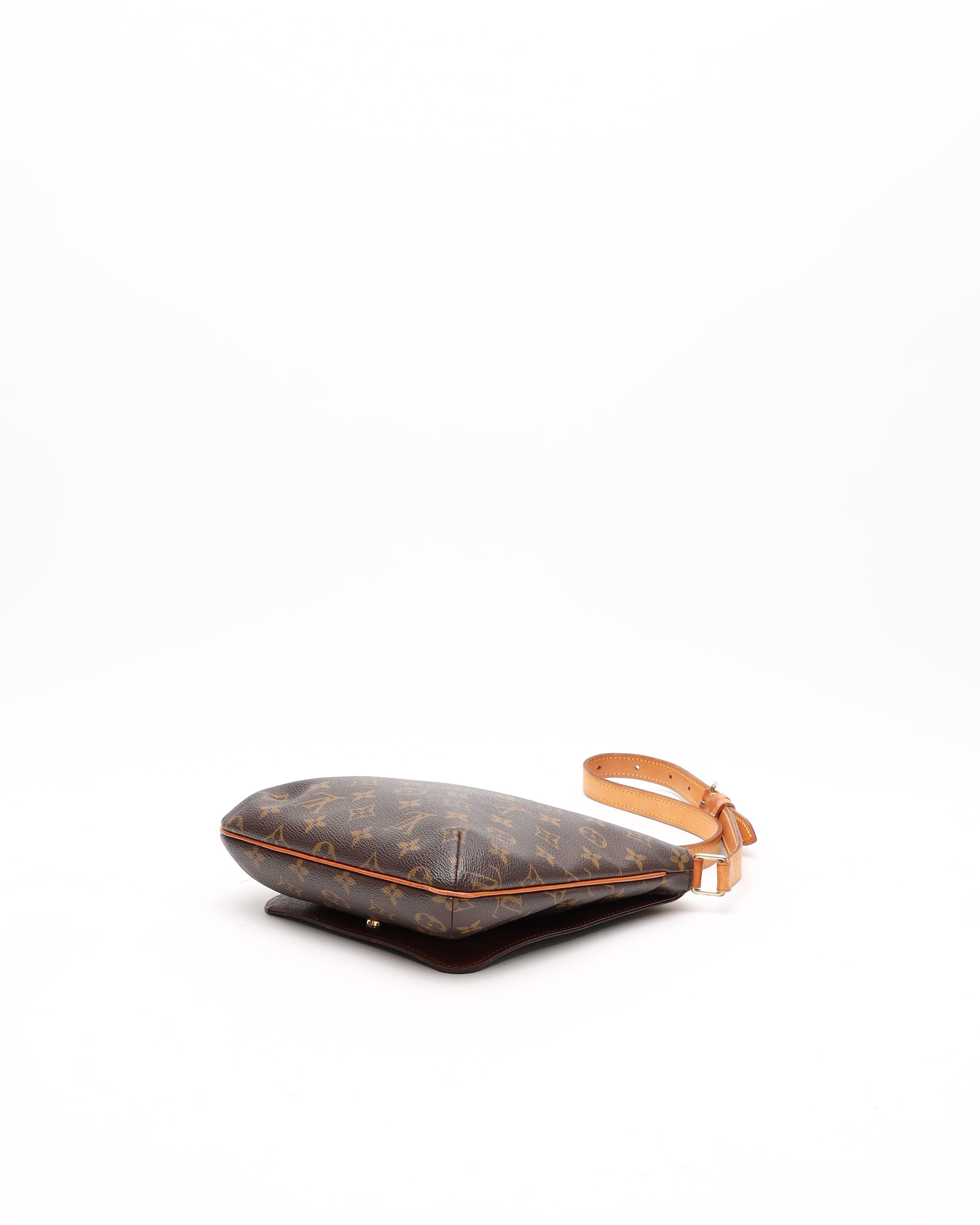 Pre-owned Louis Vuitton Monogram Musette Salsa Bag In Brown