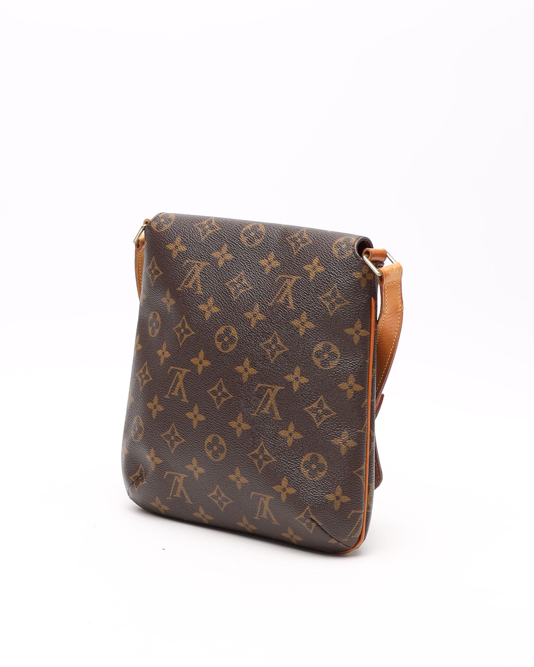 Pre-owned Louis Vuitton Monogram Musette Salsa Bag In Brown
