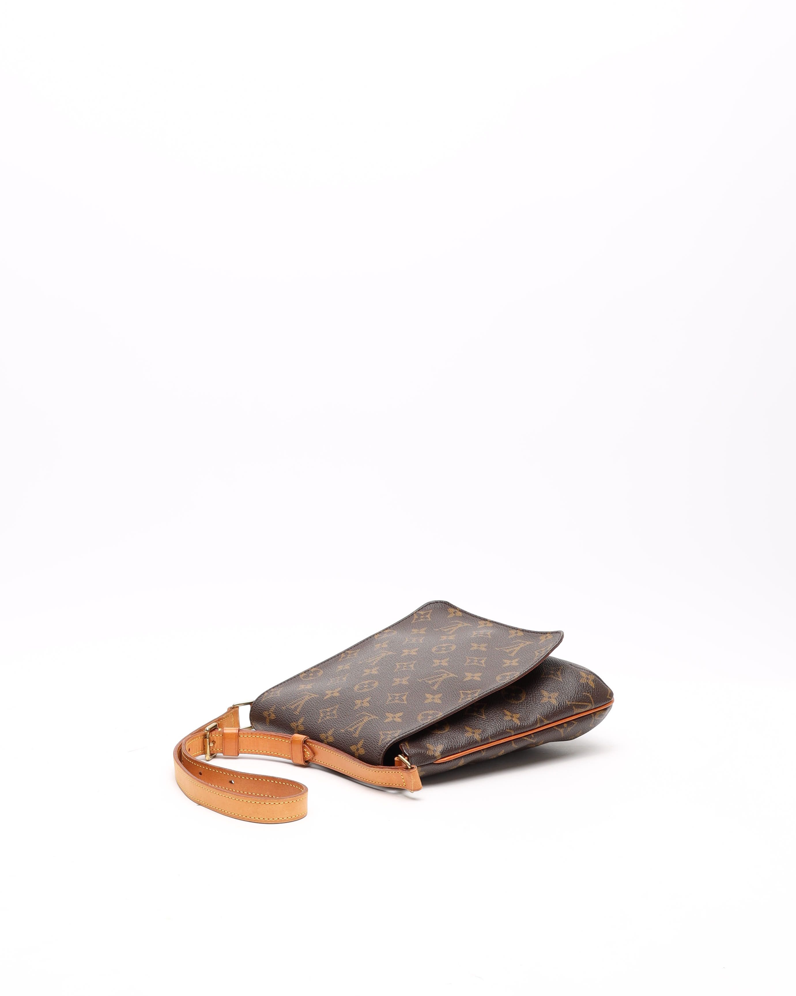 Pre-owned Louis Vuitton Monogram Musette Salsa Bag In Brown