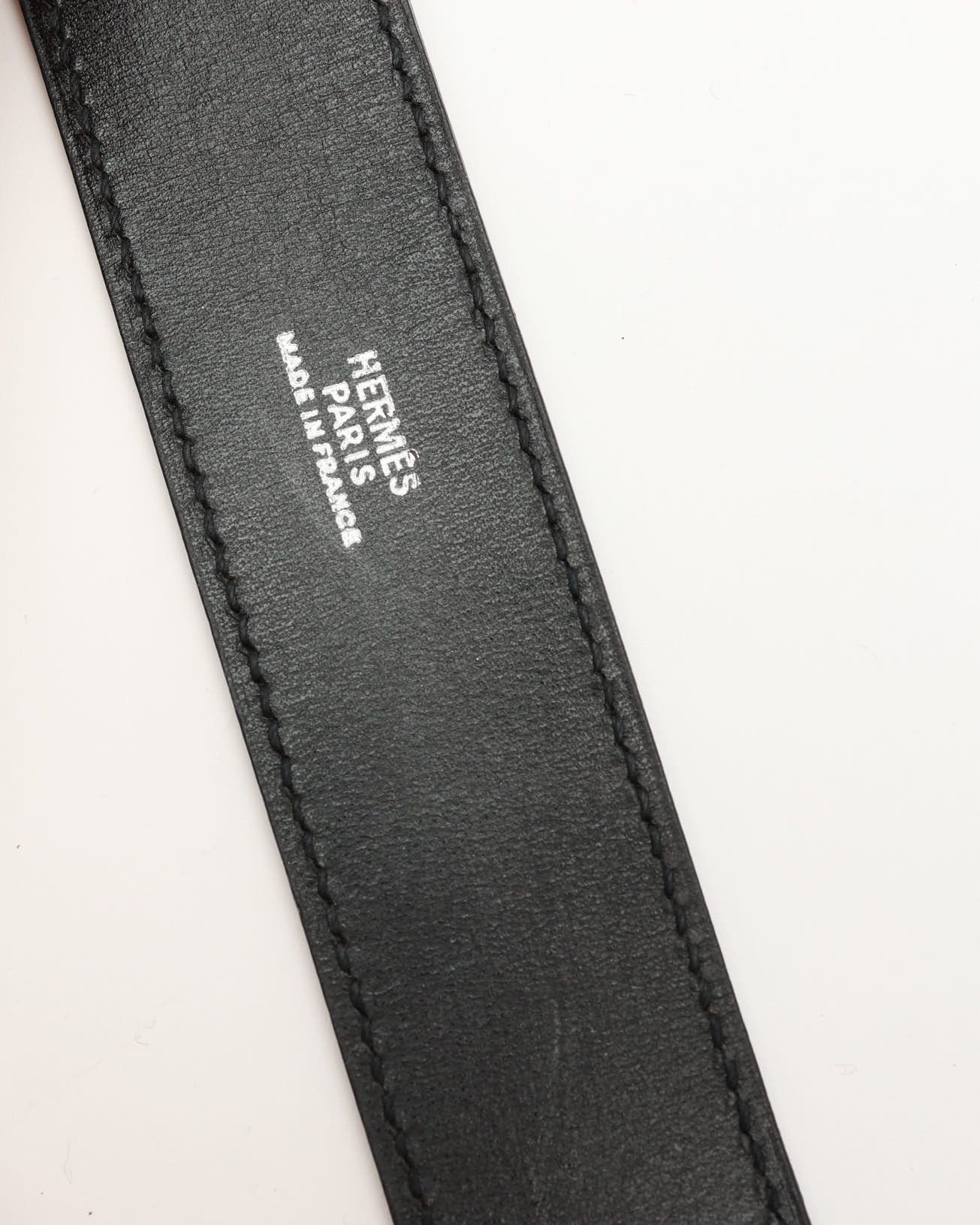 Pre-owned Hermes Hermès Toareg Artemis Leather Bracelet