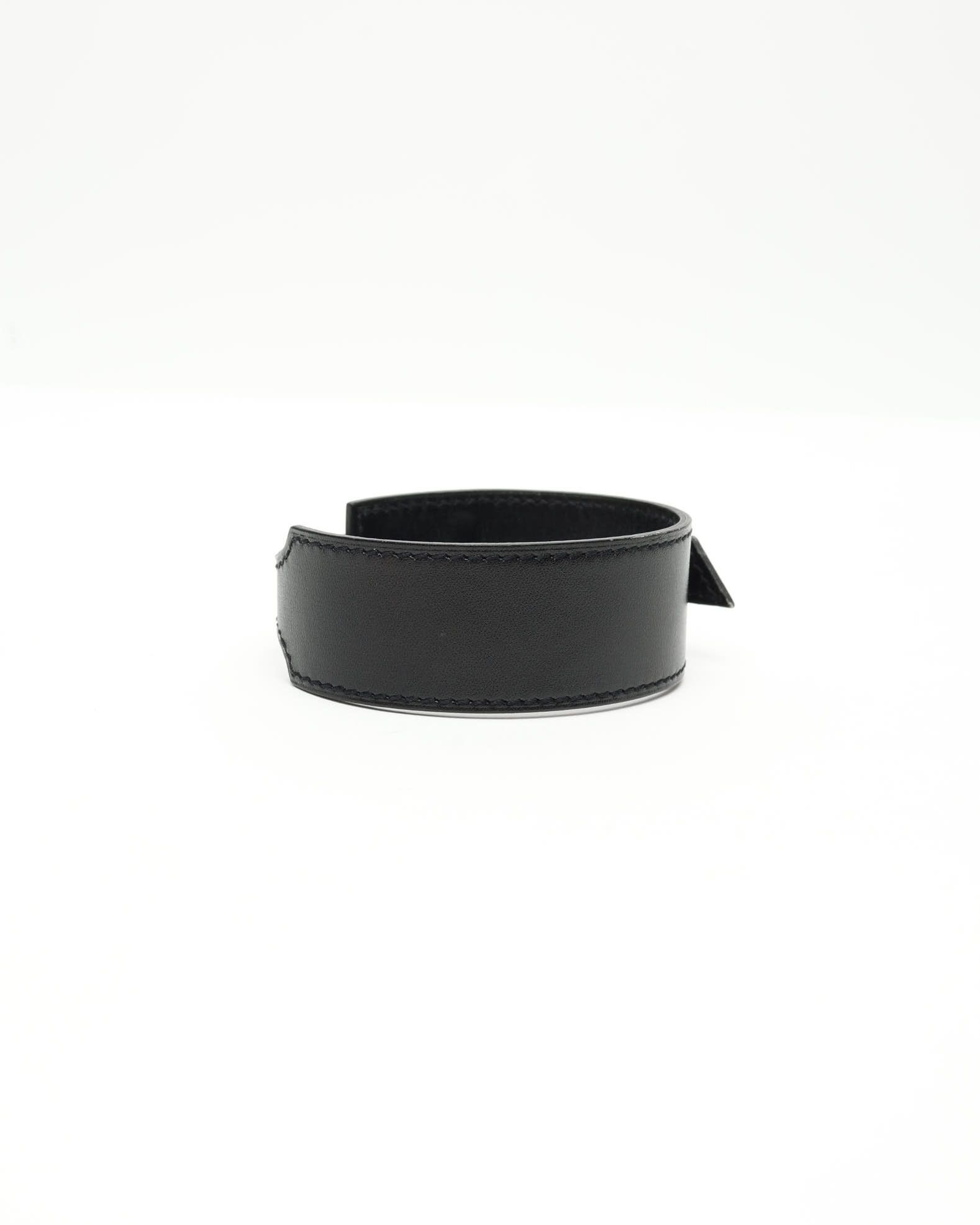 Pre-owned Hermes Hermès Toareg Artemis Leather Bracelet