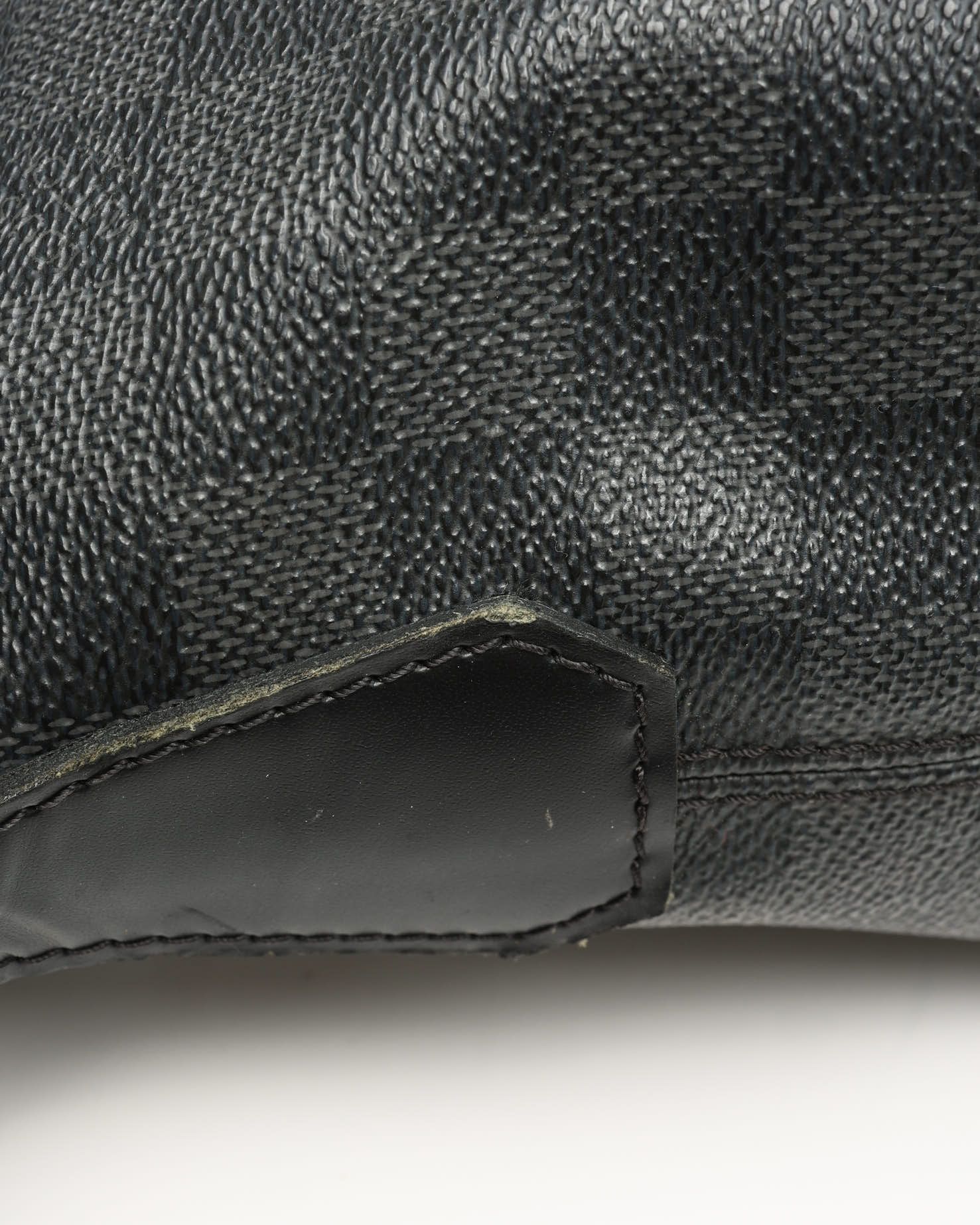Pre-owned Louis Vuitton Damier Graphite Mick Mm Bag In Gray