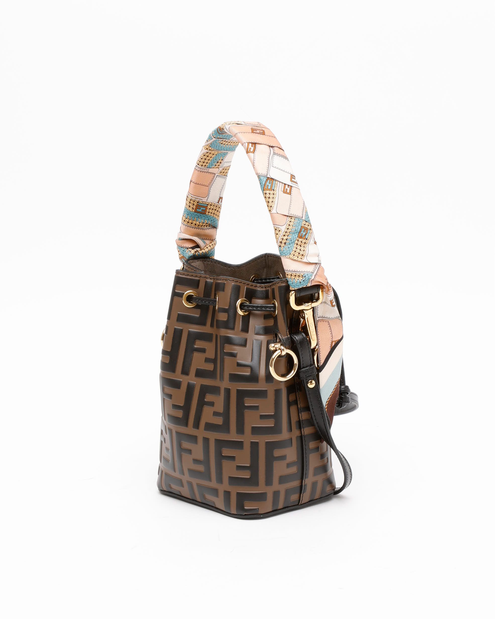 Fendi Zucca Ff Mon Tresor Bucket Bag