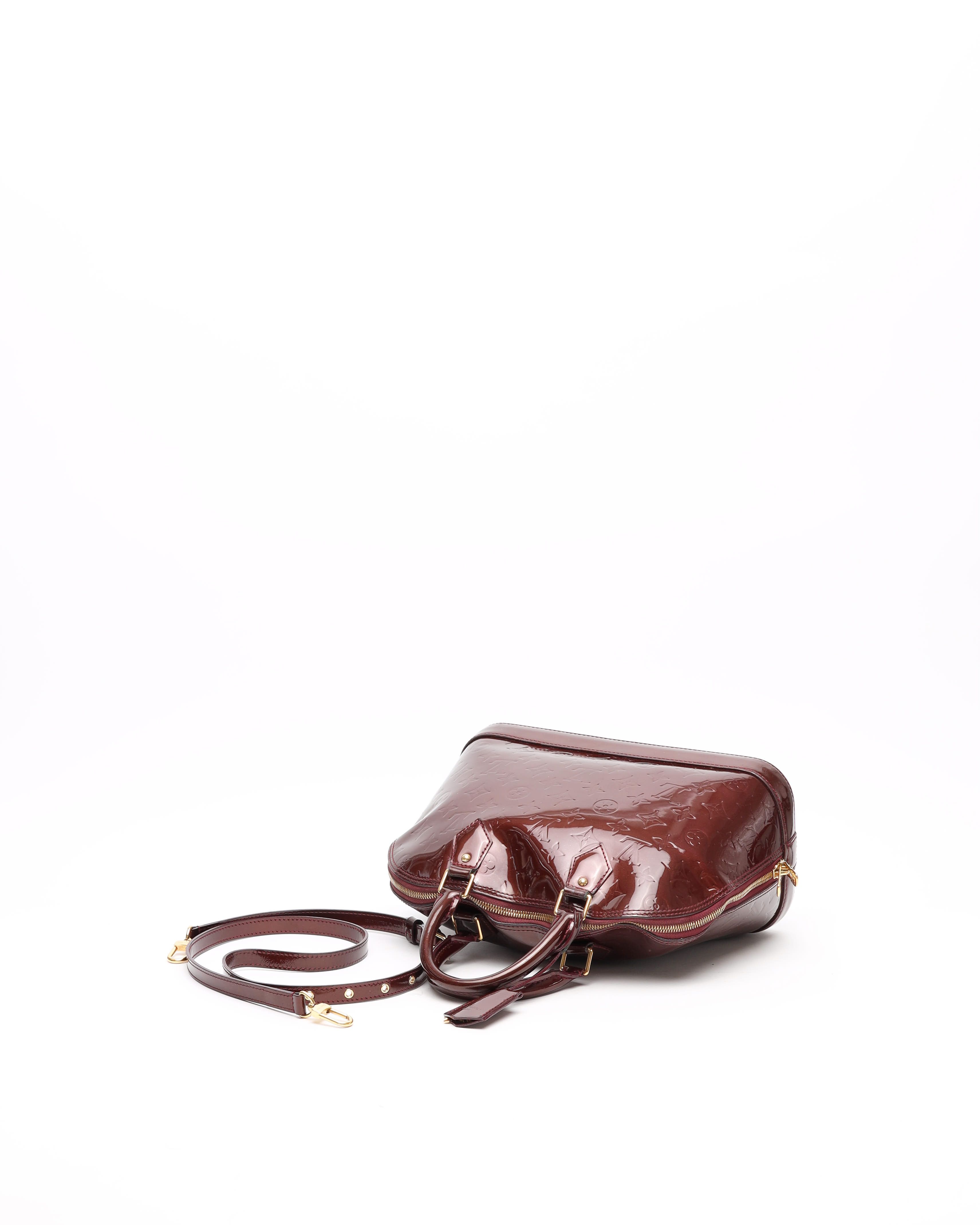 Pre-owned Louis Vuitton Vernis Alma Pm Bandoulière Bag