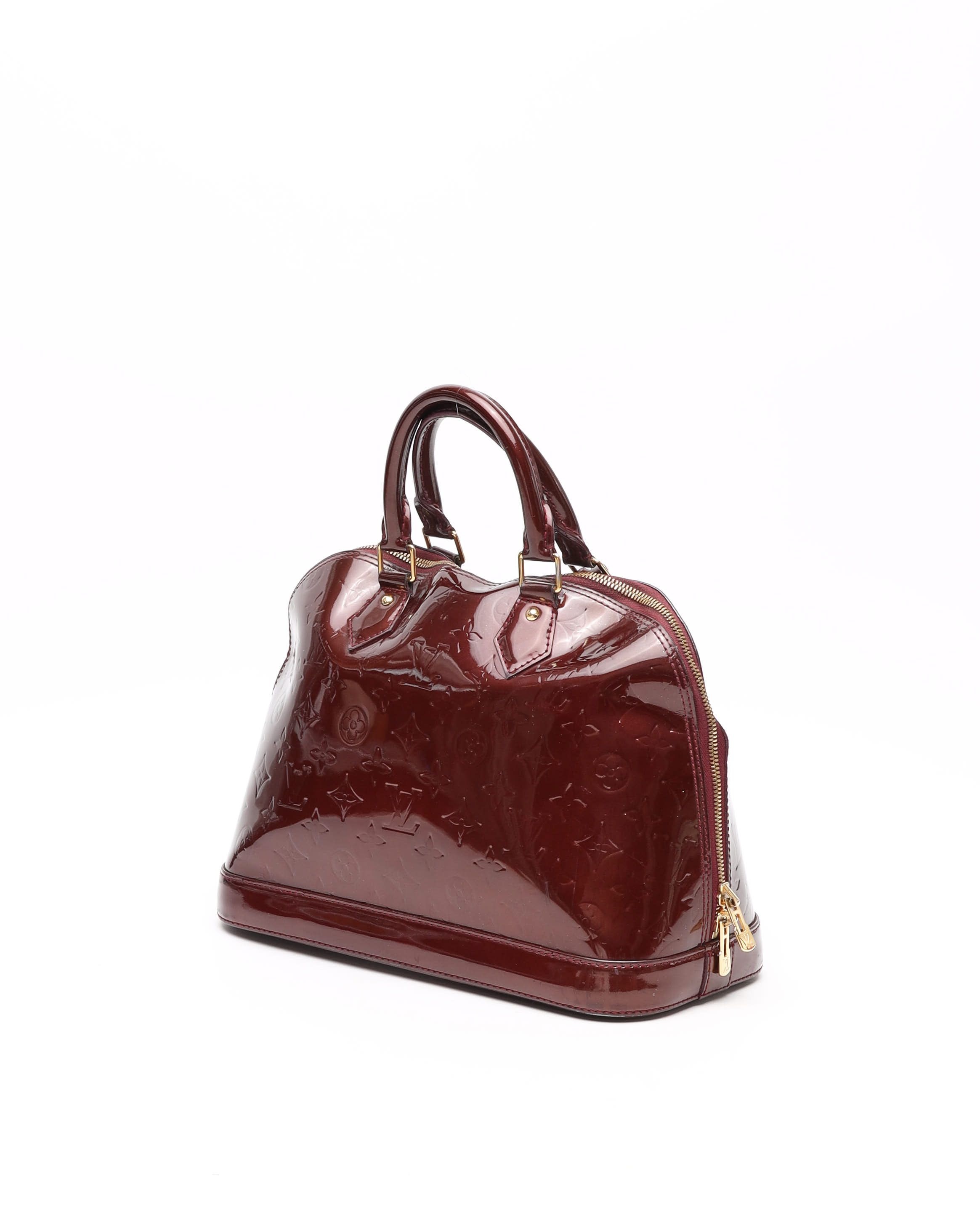 Pre-owned Louis Vuitton Vernis Alma Pm Bandoulière Bag