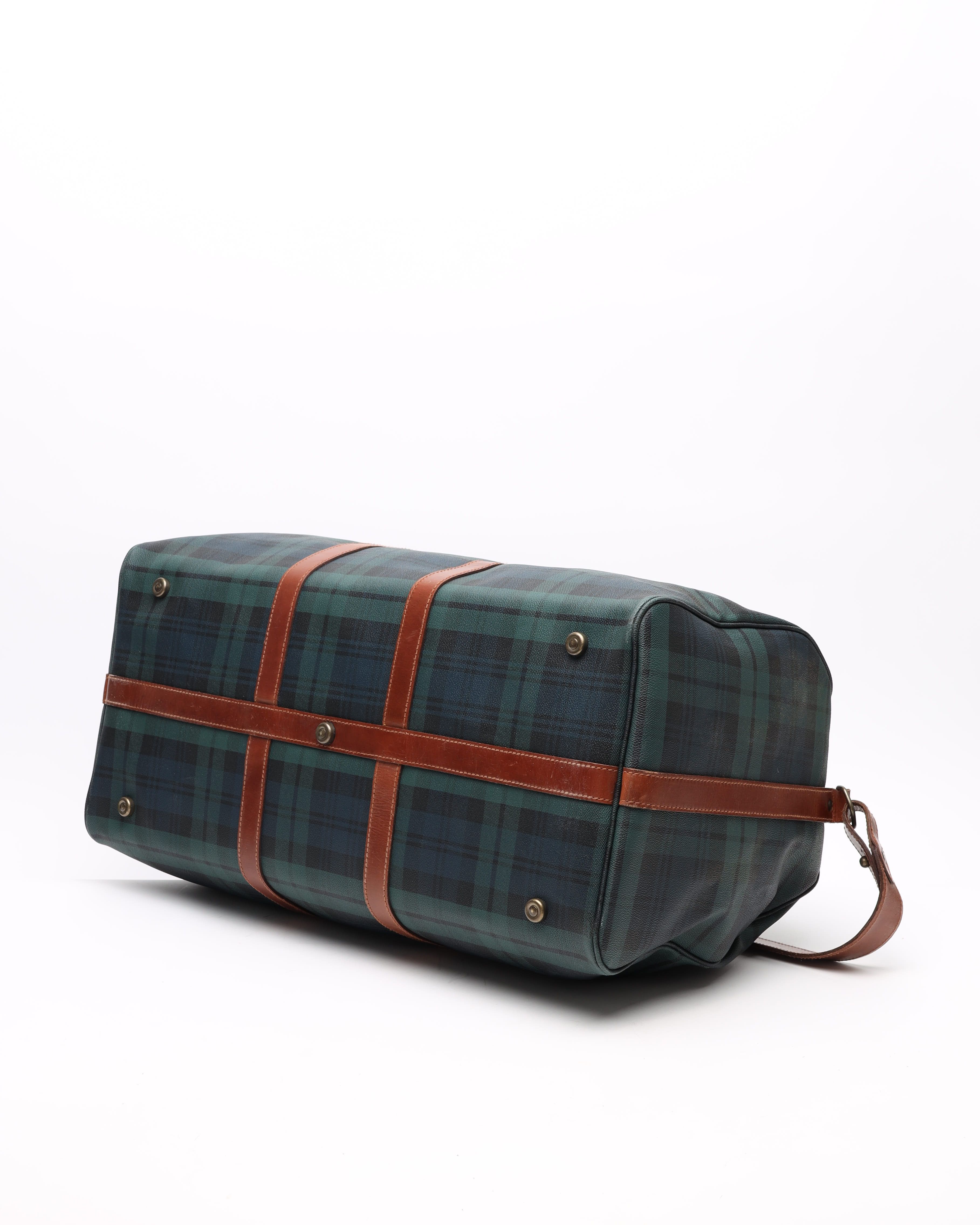 Ralph Lauren Sac 48 De Cuir Boston Bag In Multi
