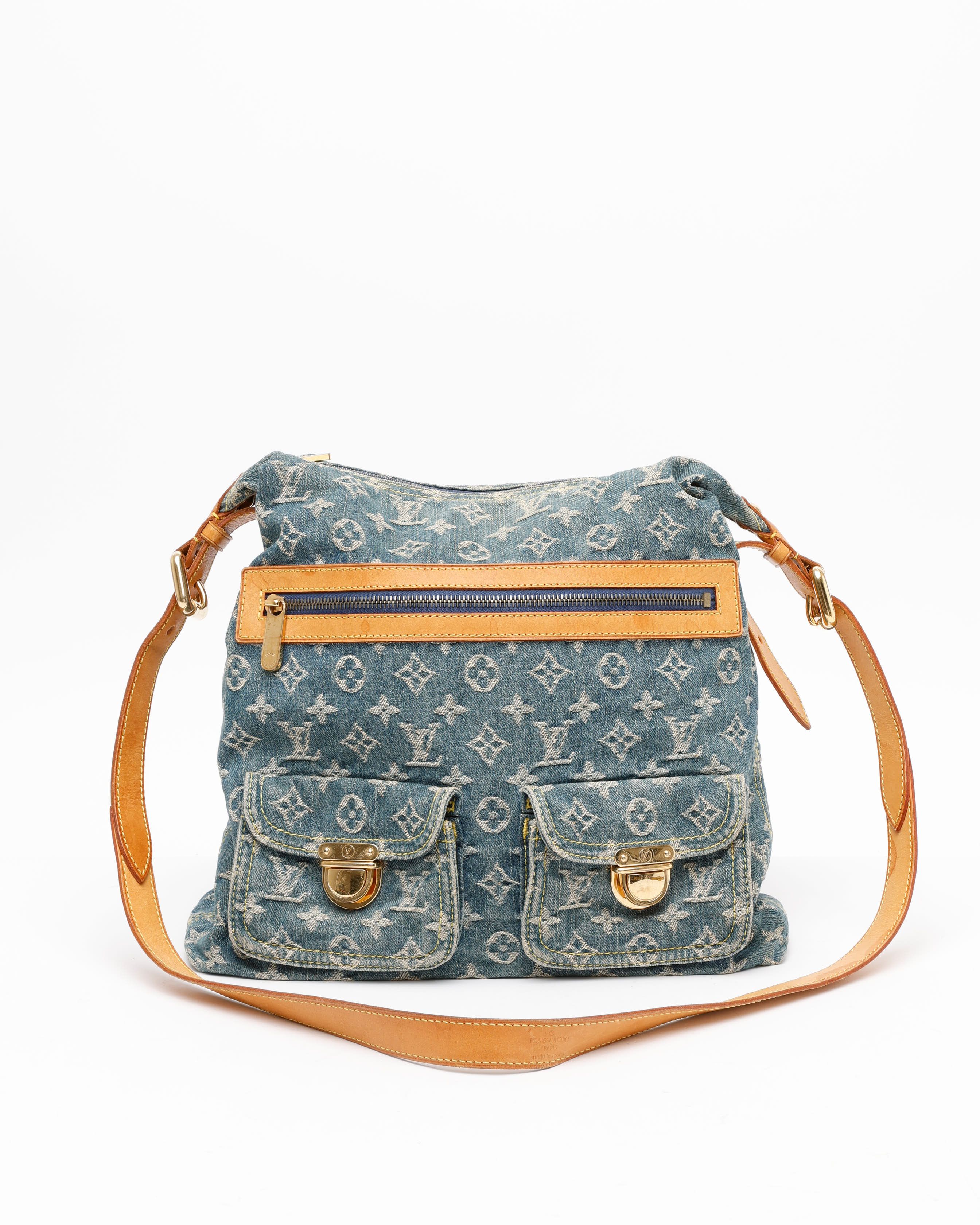 Louis Vuitton Monogram Denim Baggy GM Bag