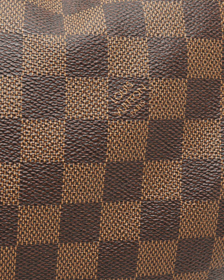 Pre-owned Louis Vuitton Damier Ebene Keepall 50 Weekend Bag