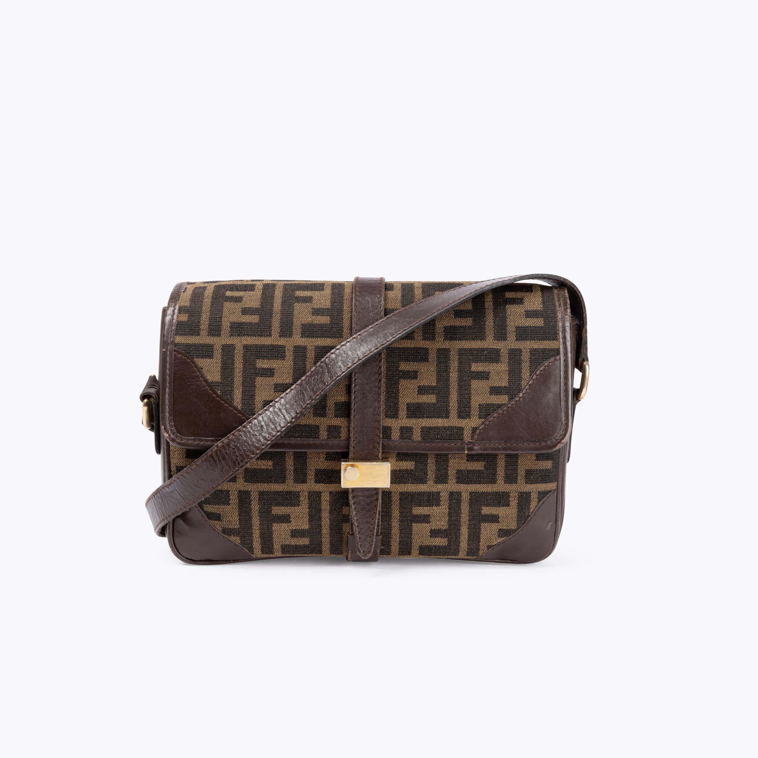 FENDI Zucca Crossbody Bag