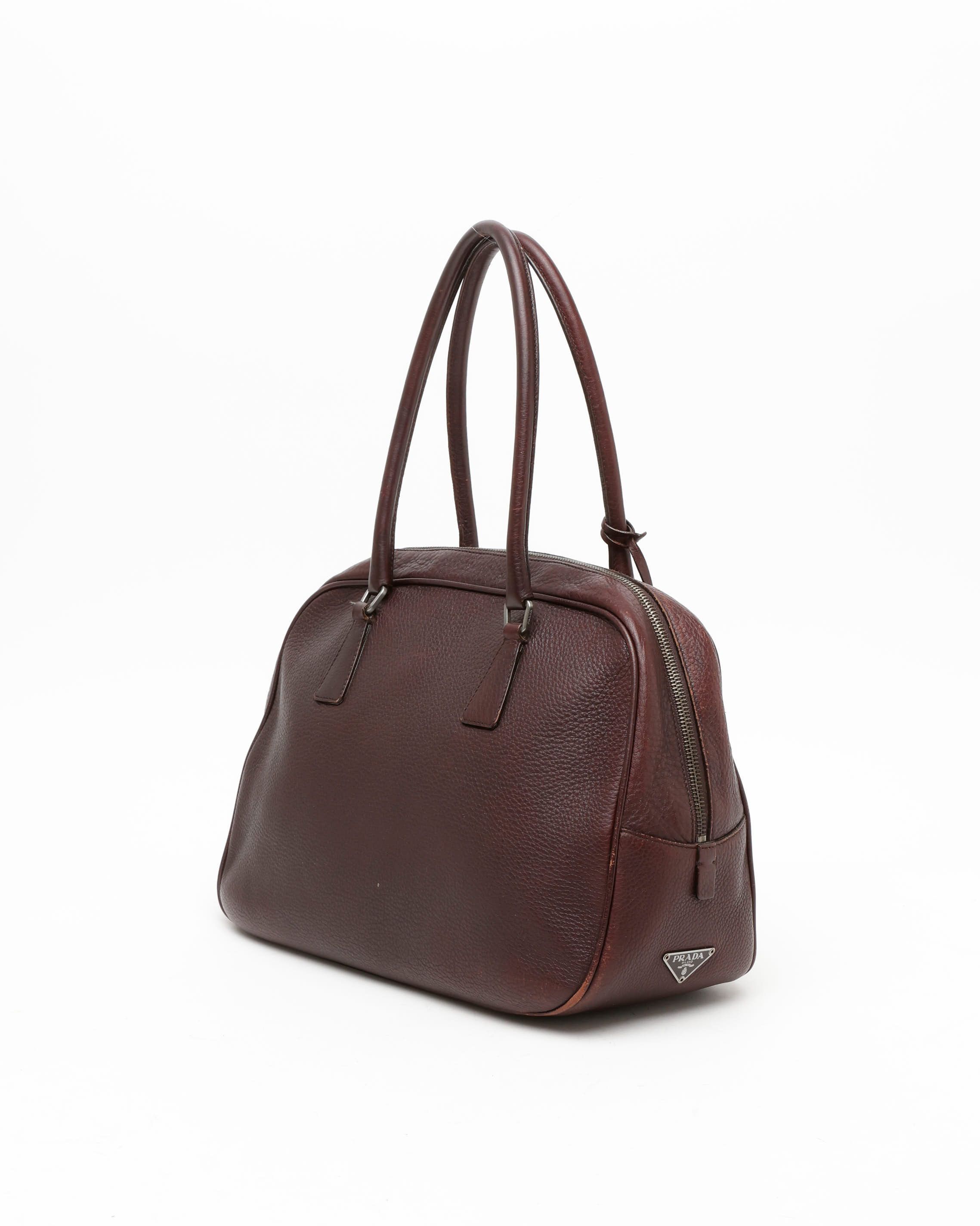 Prada Vitello Bowling Bag