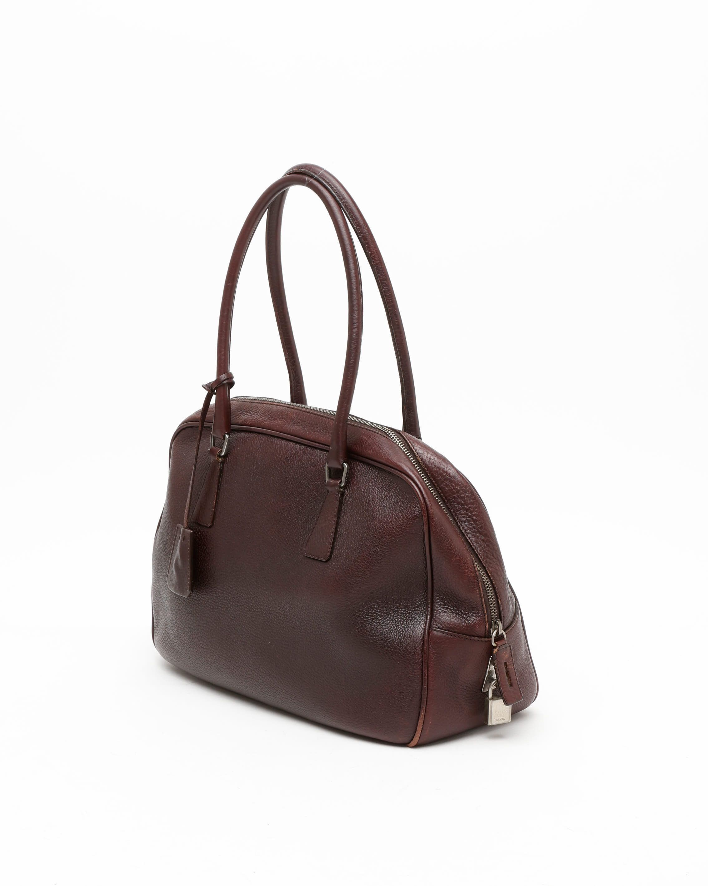 Prada Vitello Bowling Bag