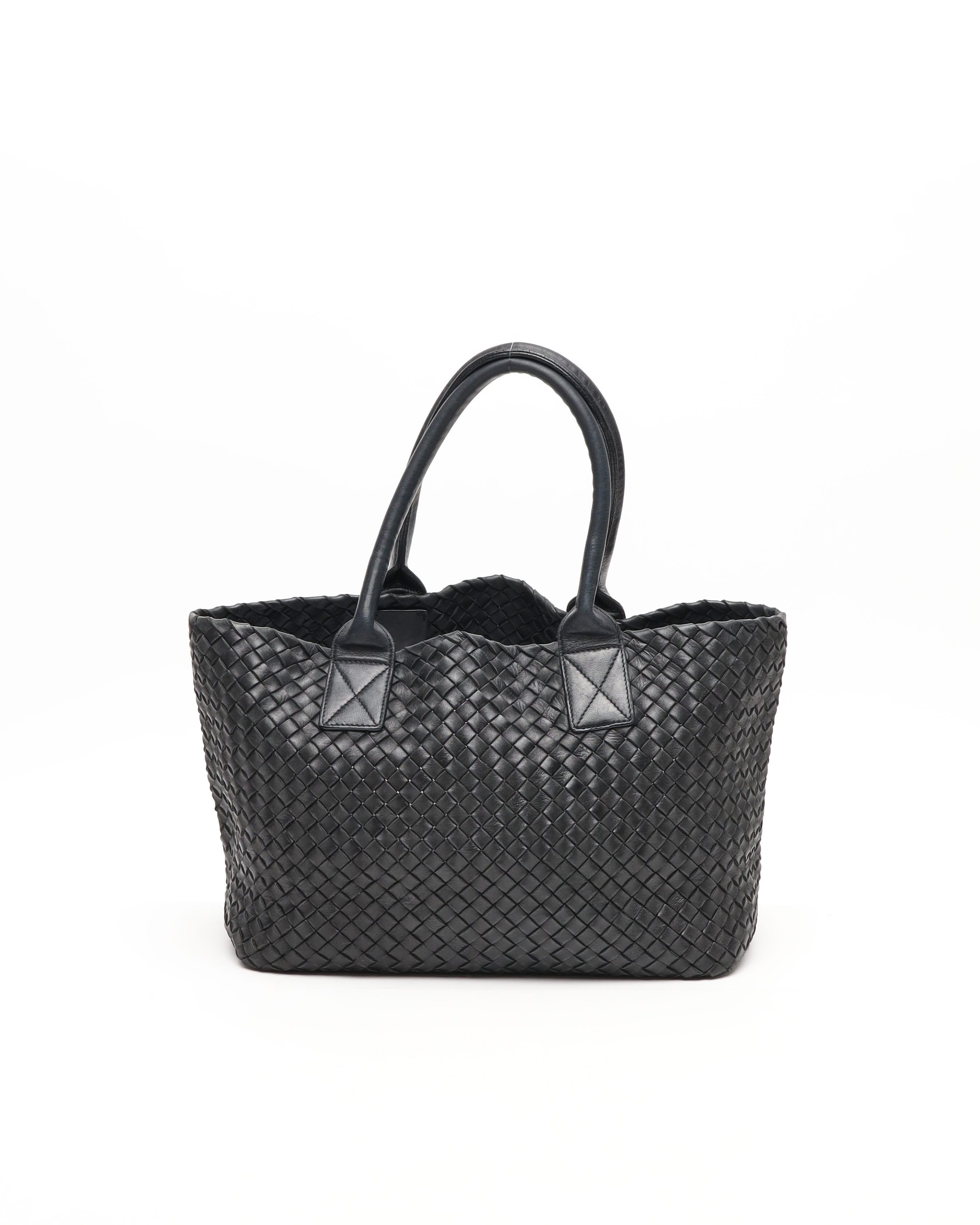 Bottega Veneta Intreccio Cabat PM Tote Bag