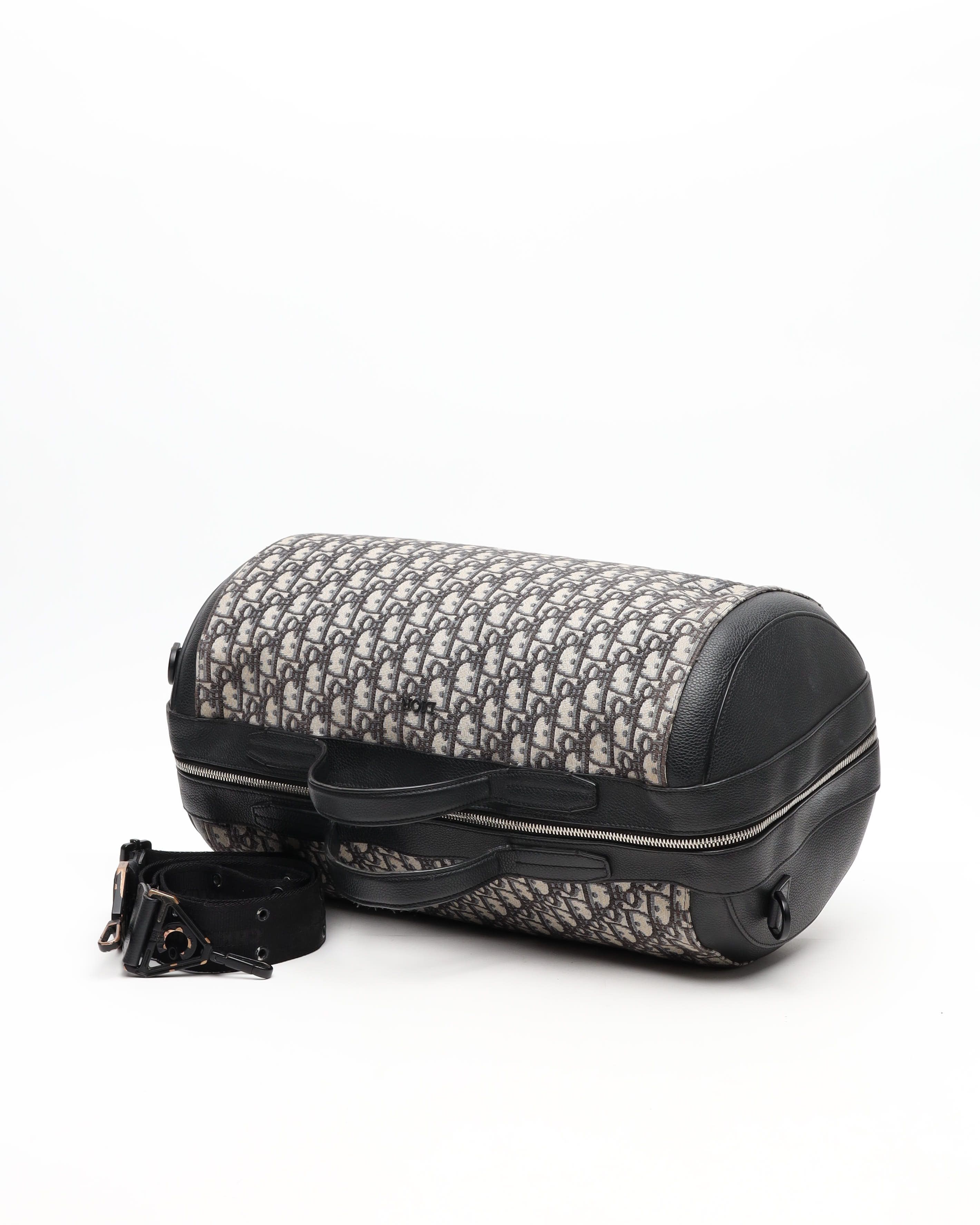 Dior Christian Jacquard Oblique 40 Weekend Bag