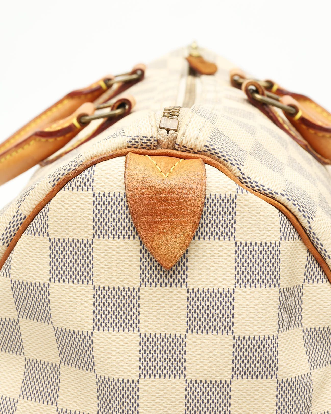 Pre-owned Louis Vuitton Damier Azur Speedy 35 Handbag