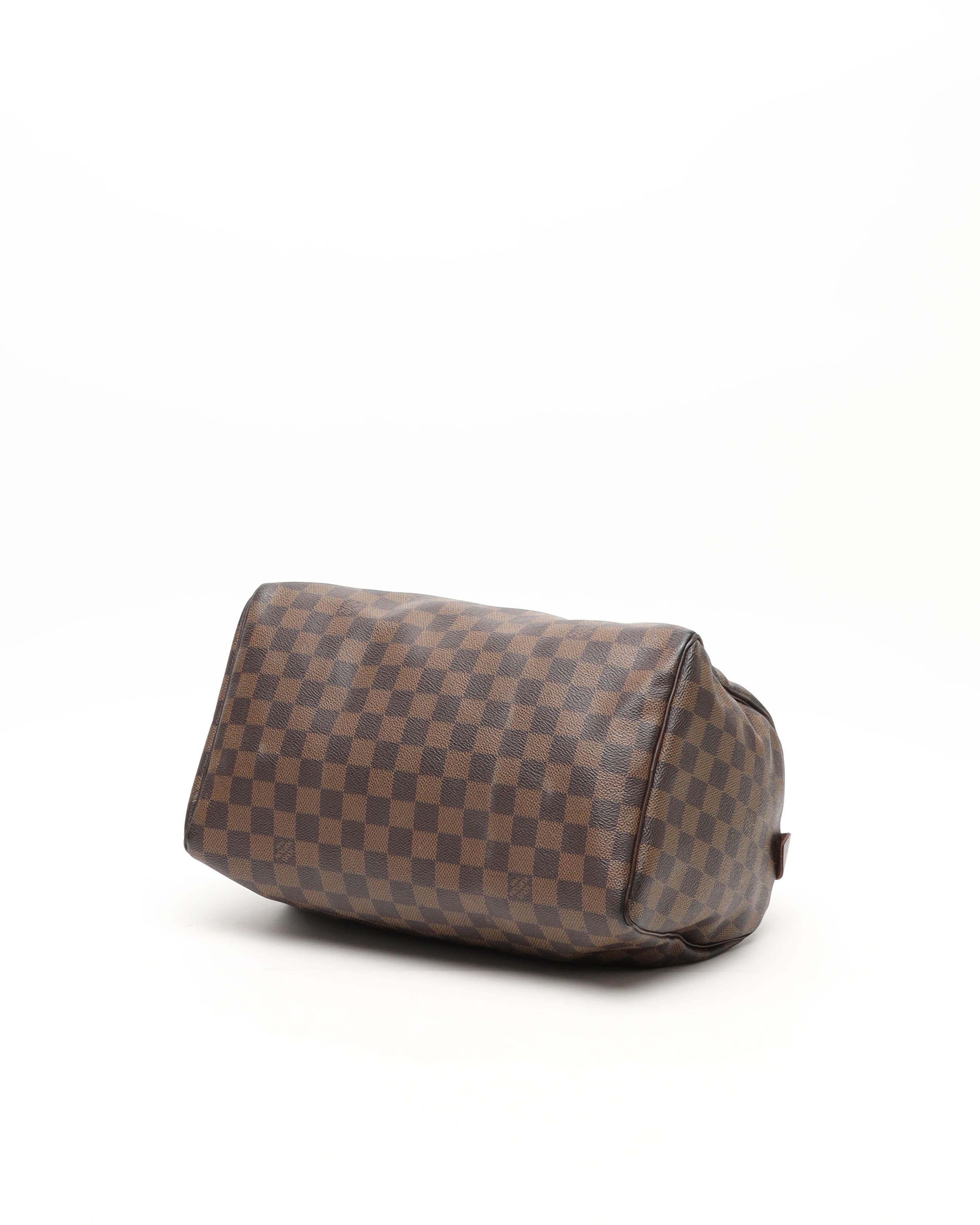 Pre-owned Louis Vuitton Damier Ebene Speedy 30 Bag