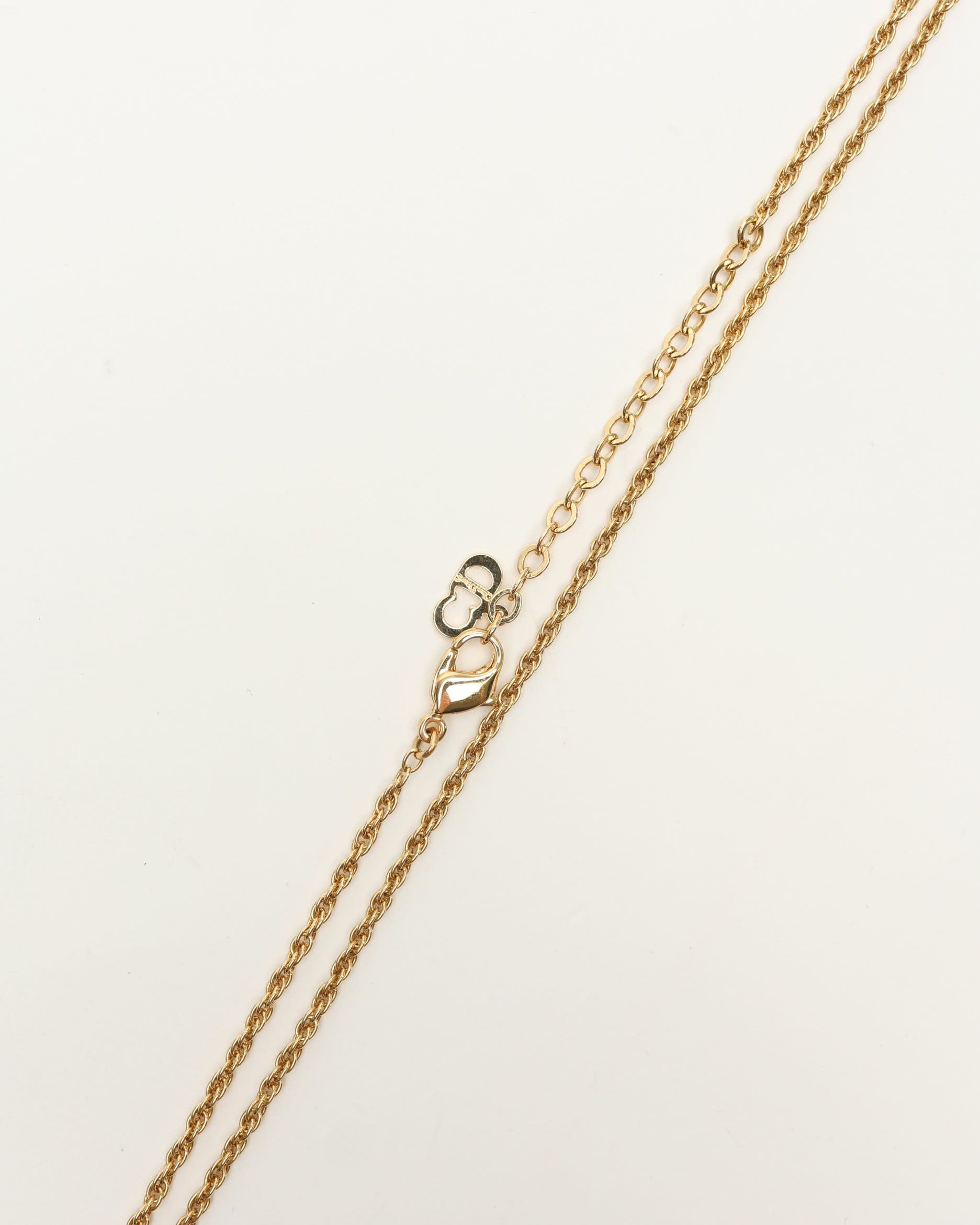 Dior Christian  Cd Logo Necklace