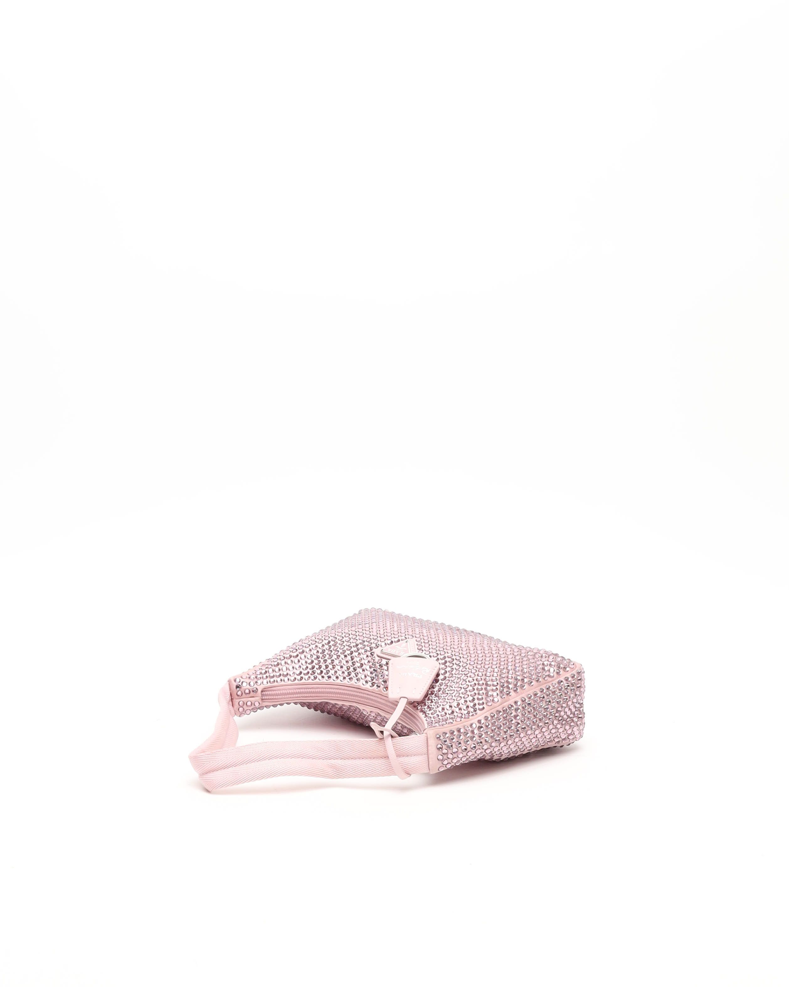 Prada Satin Crystal Re-edition 2000 Bag