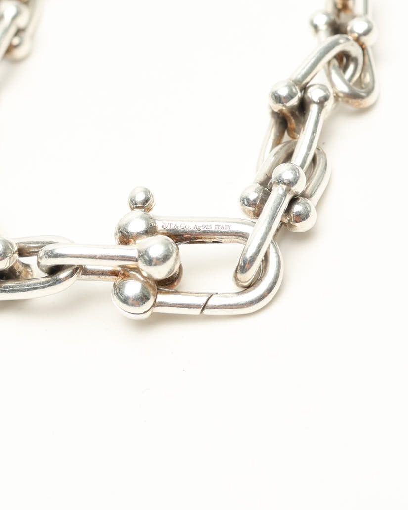 Tiffany & Co Small Link Bracelet In Sterling Silver In Metallic
