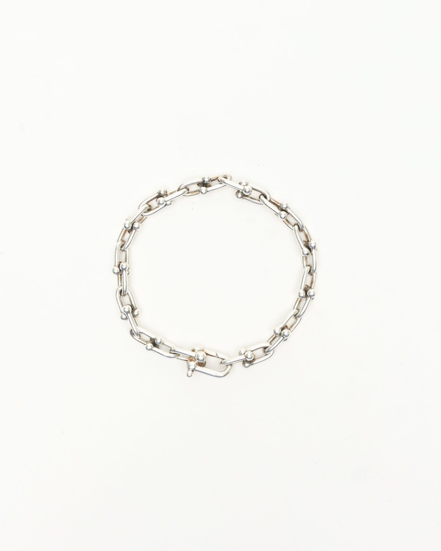 Tiffany & Co Small Link Bracelet In Sterling Silver In Metallic