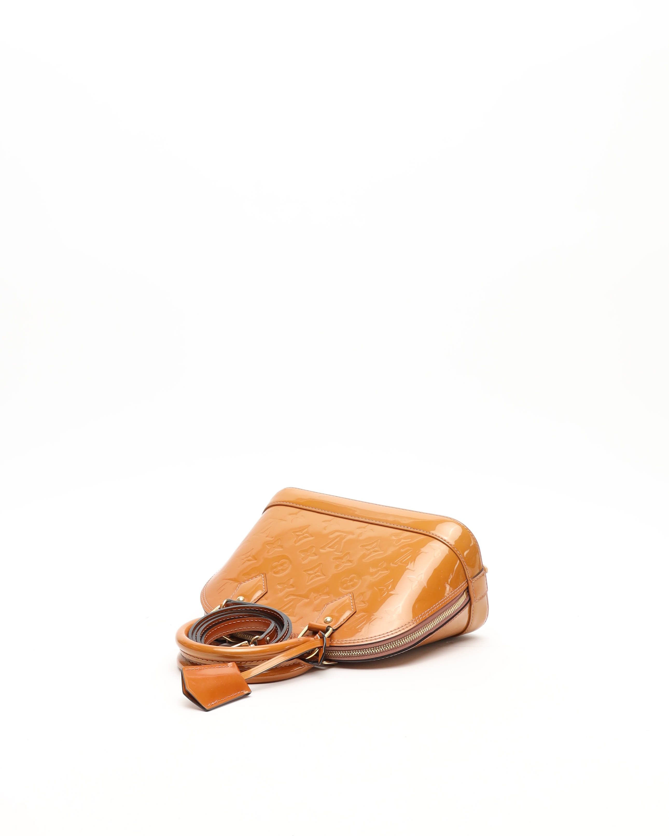 Pre-owned Louis Vuitton Vernis Alma Bb Bag