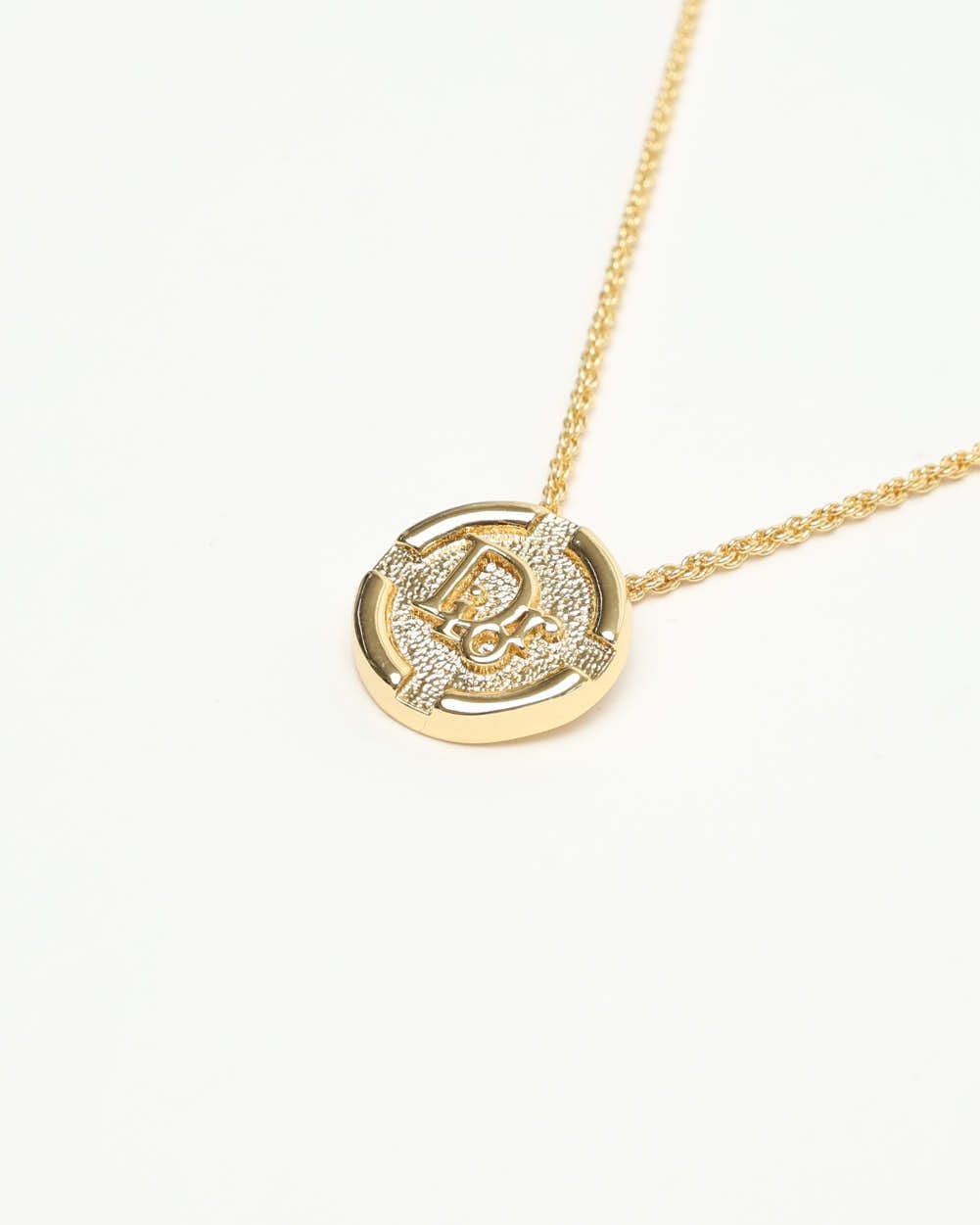 Dior Christian  Cd Logo Necklace