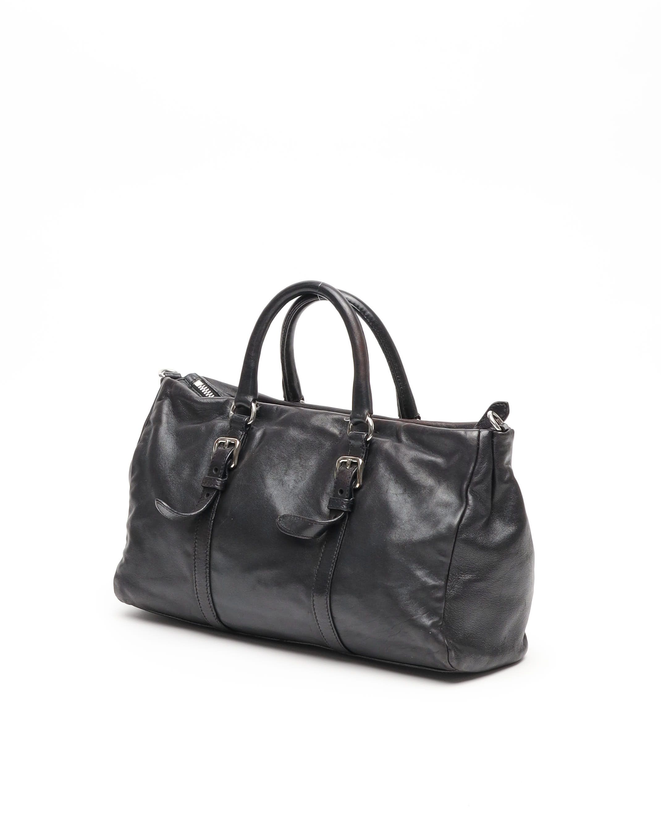 Prada Vitello Nappa Boston Bag