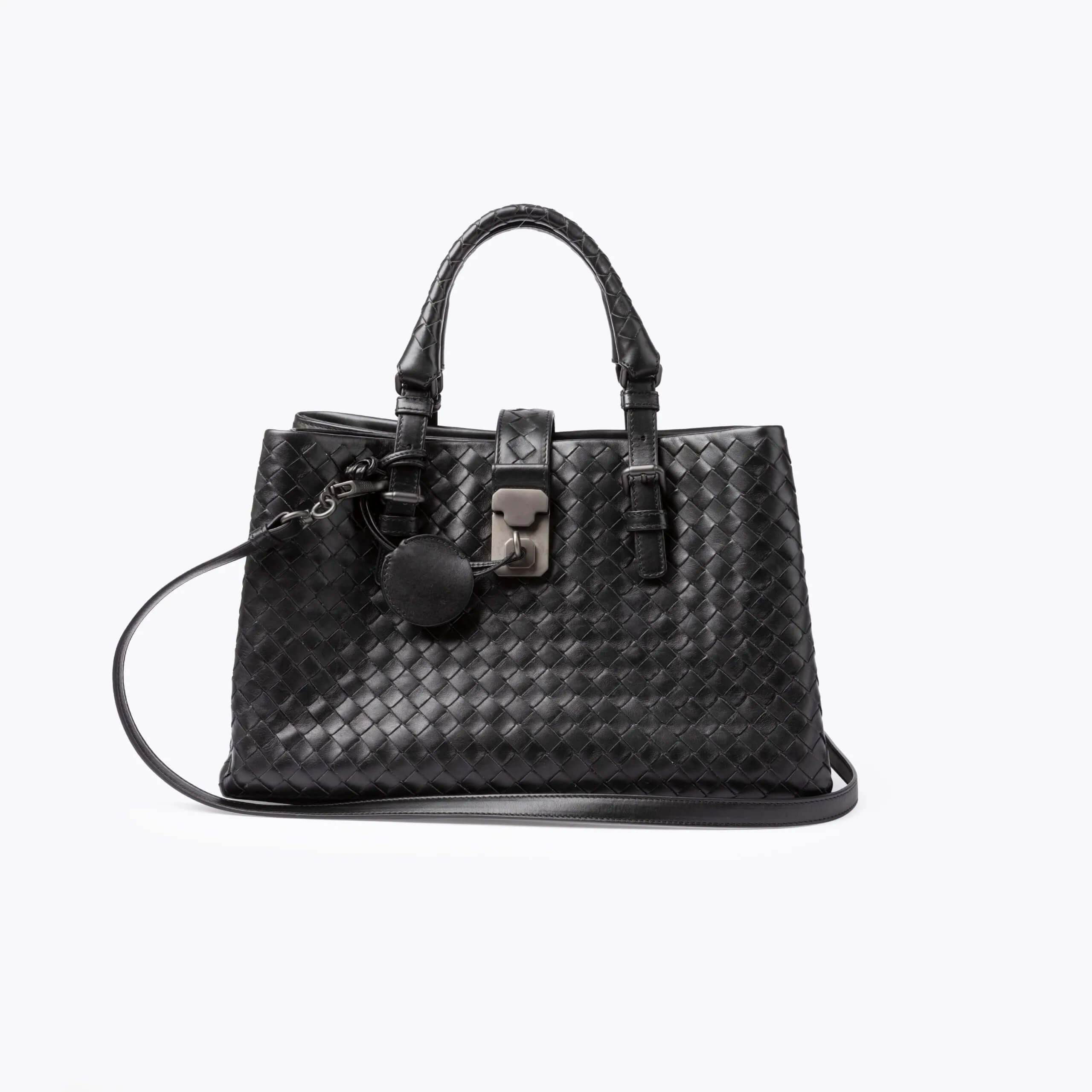 BOTTEGA VENETA Small Intrecciato Roma Bag