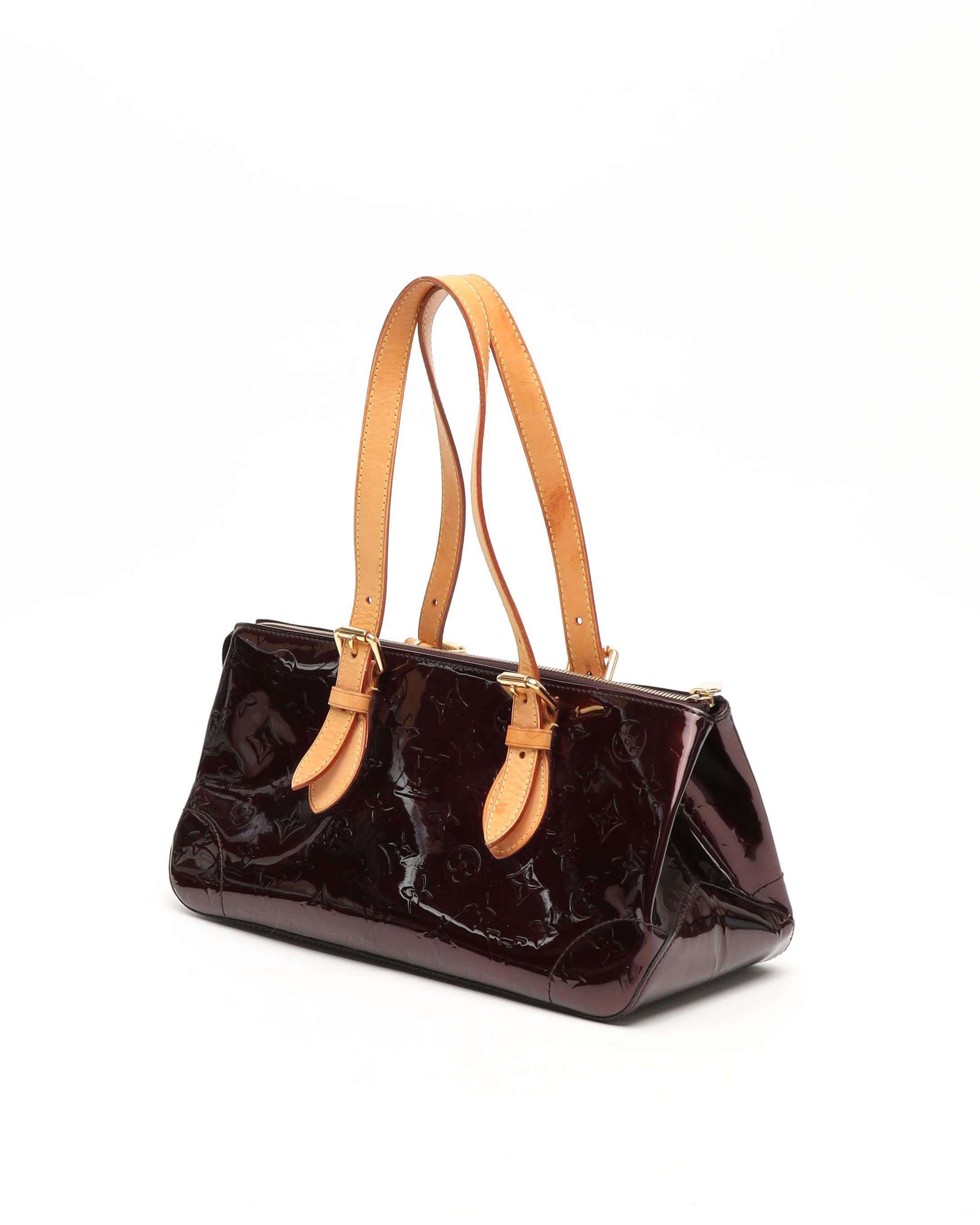 Pre-owned Louis Vuitton Monogram Vernis Rosewood Avenue Bag