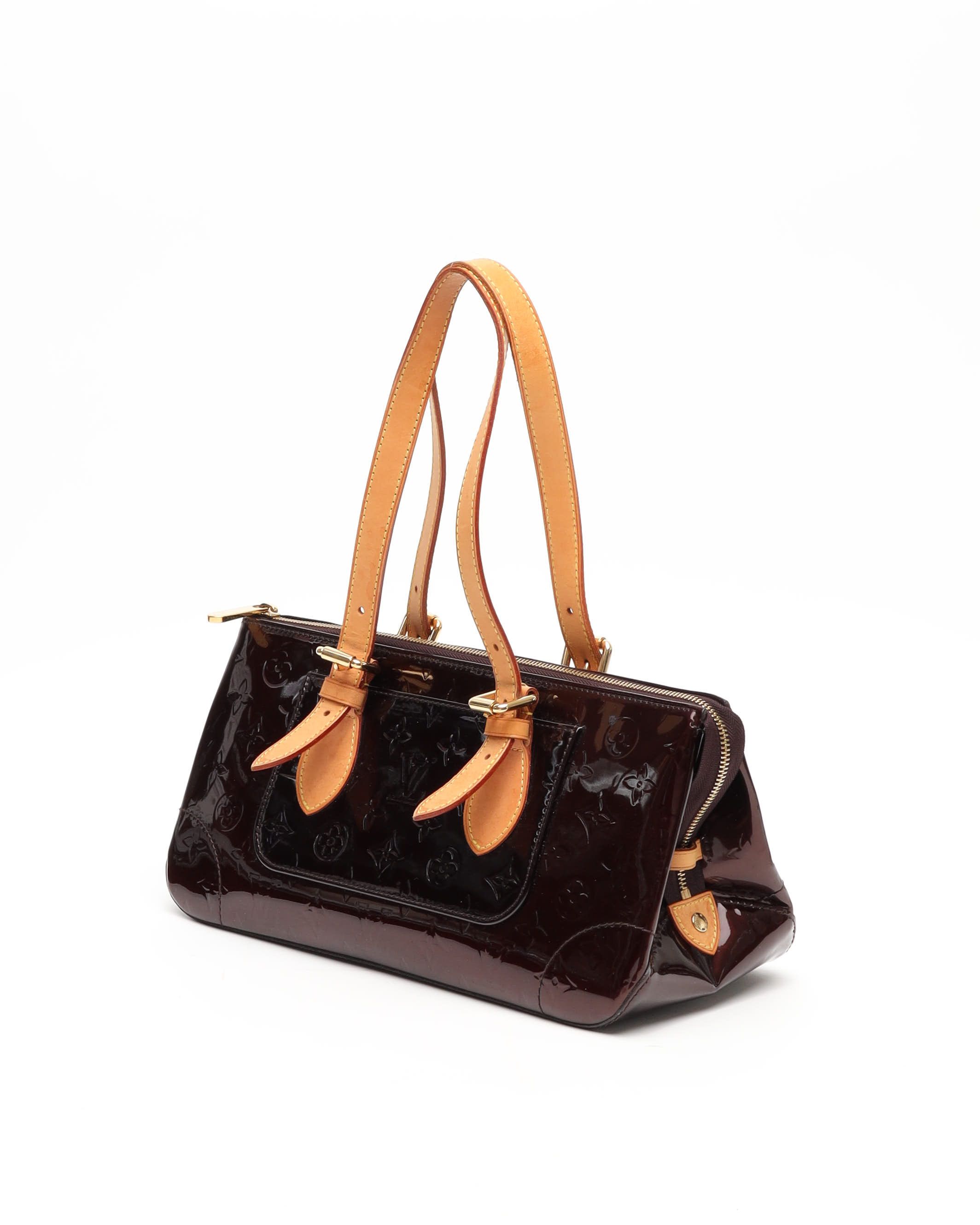 Pre-owned Louis Vuitton Monogram Vernis Rosewood Avenue Bag
