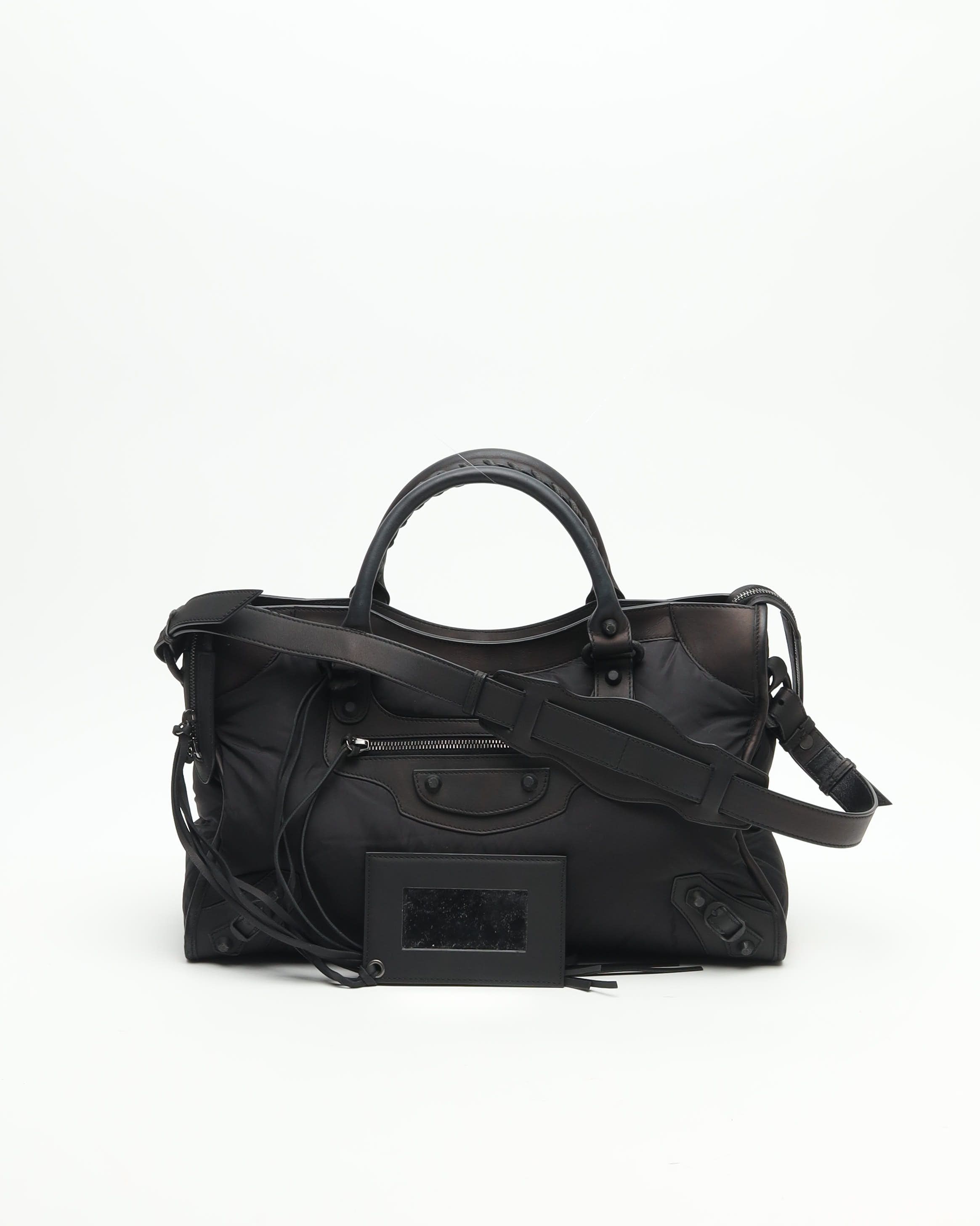 Balenciaga Nylon Classic Motocross City Bag