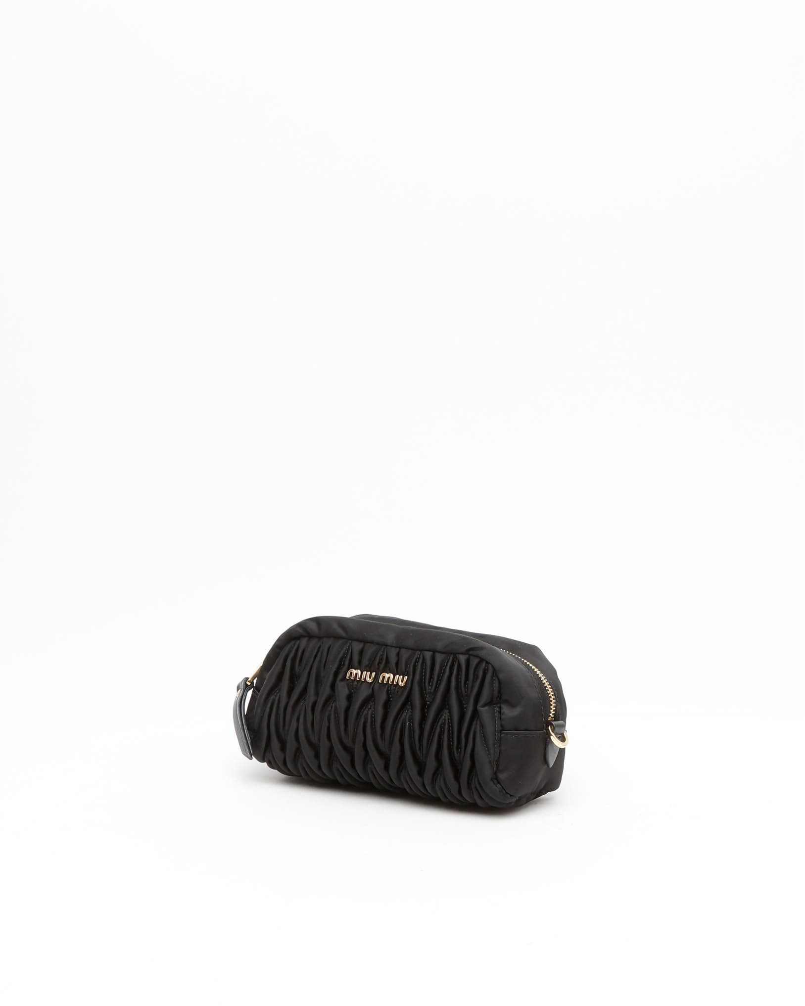 Miu Miu Matelassé Nylon Pouch