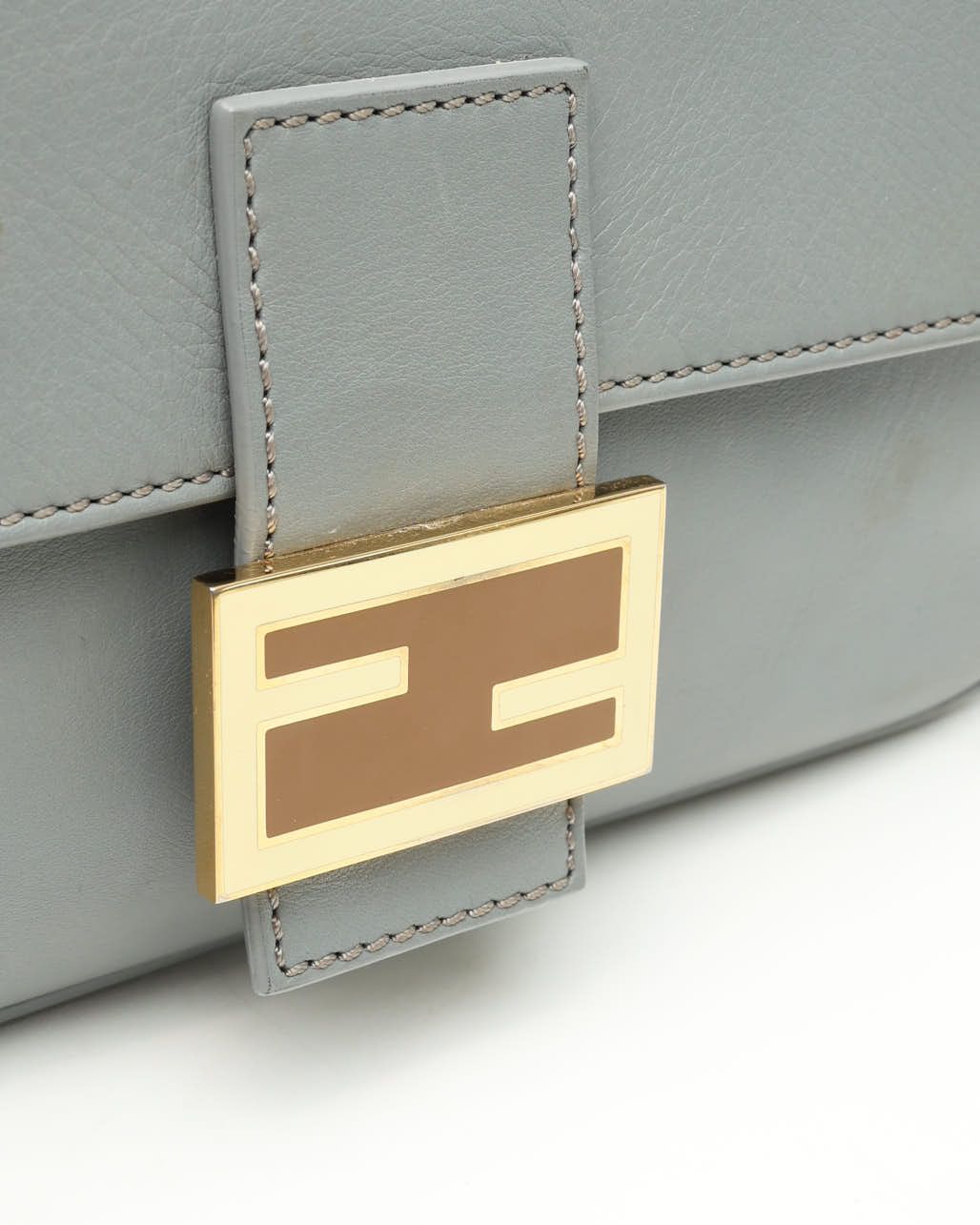Fendi Baguette Bag In Gray