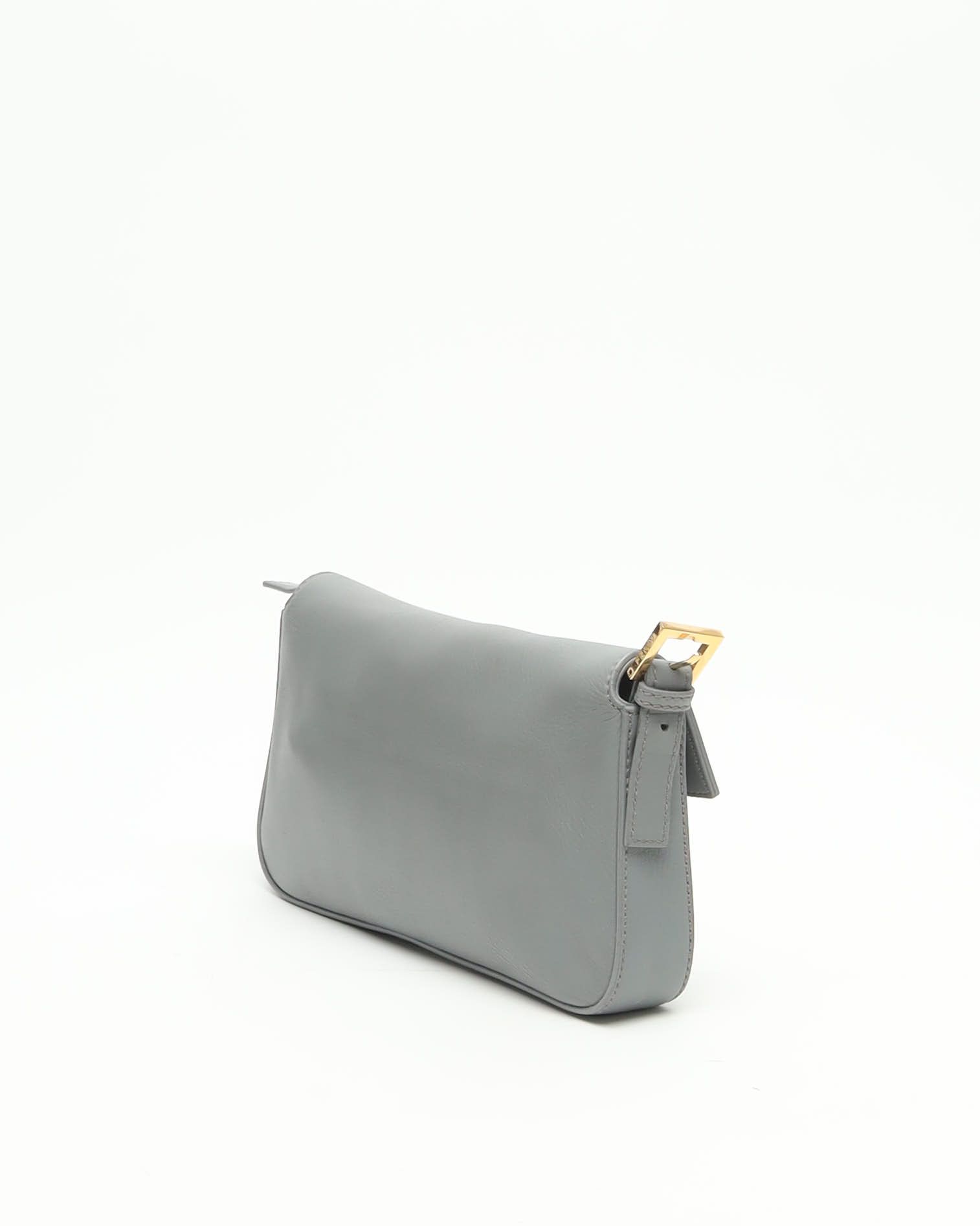 Fendi Baguette Bag In Gray