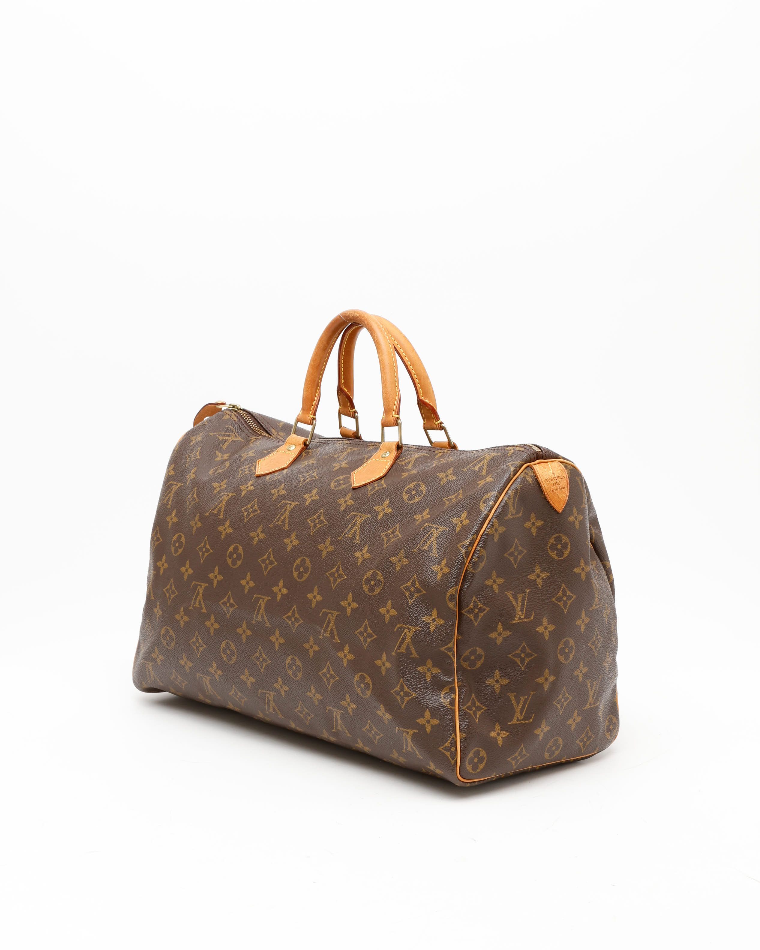 Pre-owned Louis Vuitton Monogram Speedy 40 Bag
