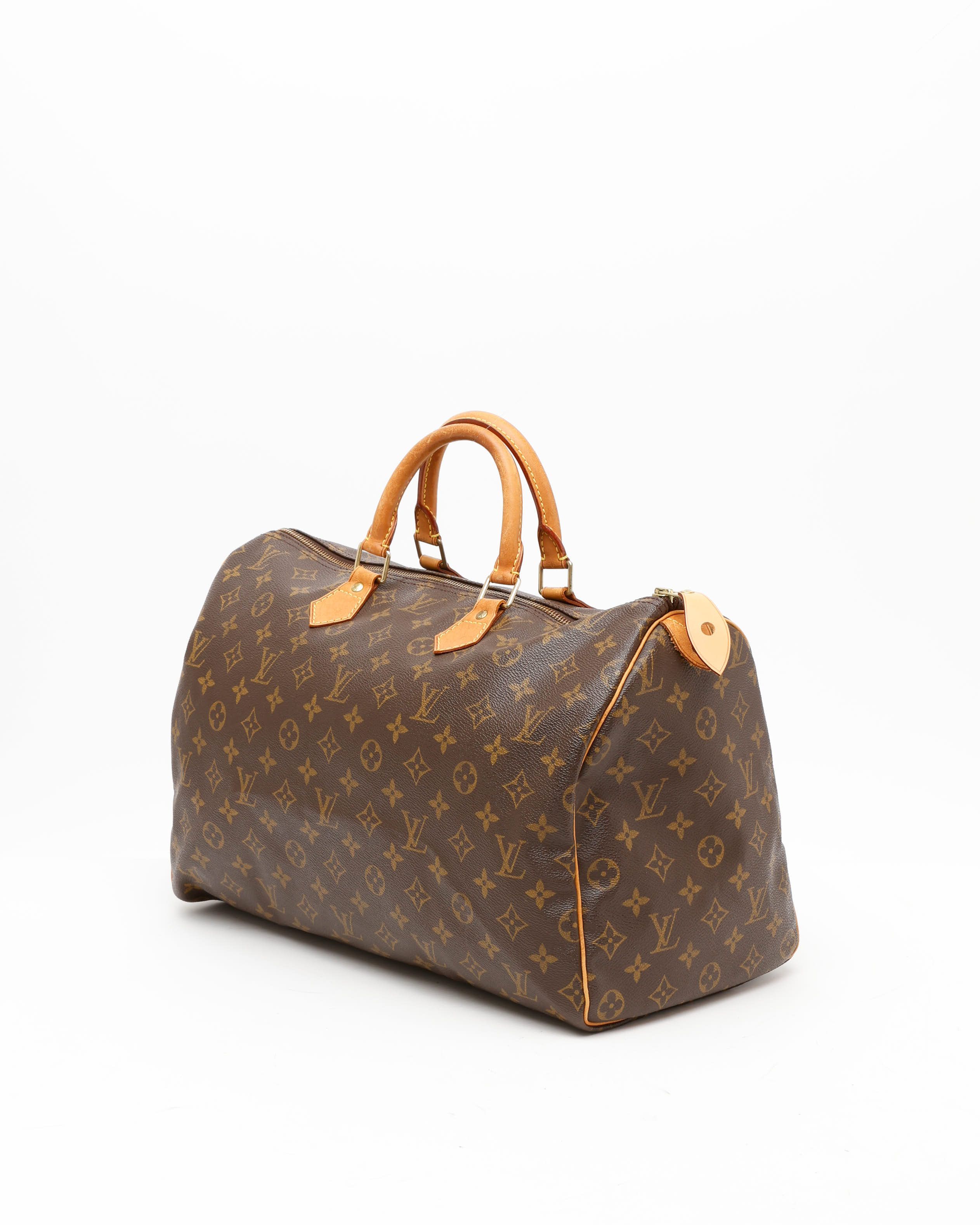 Pre-owned Louis Vuitton Monogram Speedy 40 Bag