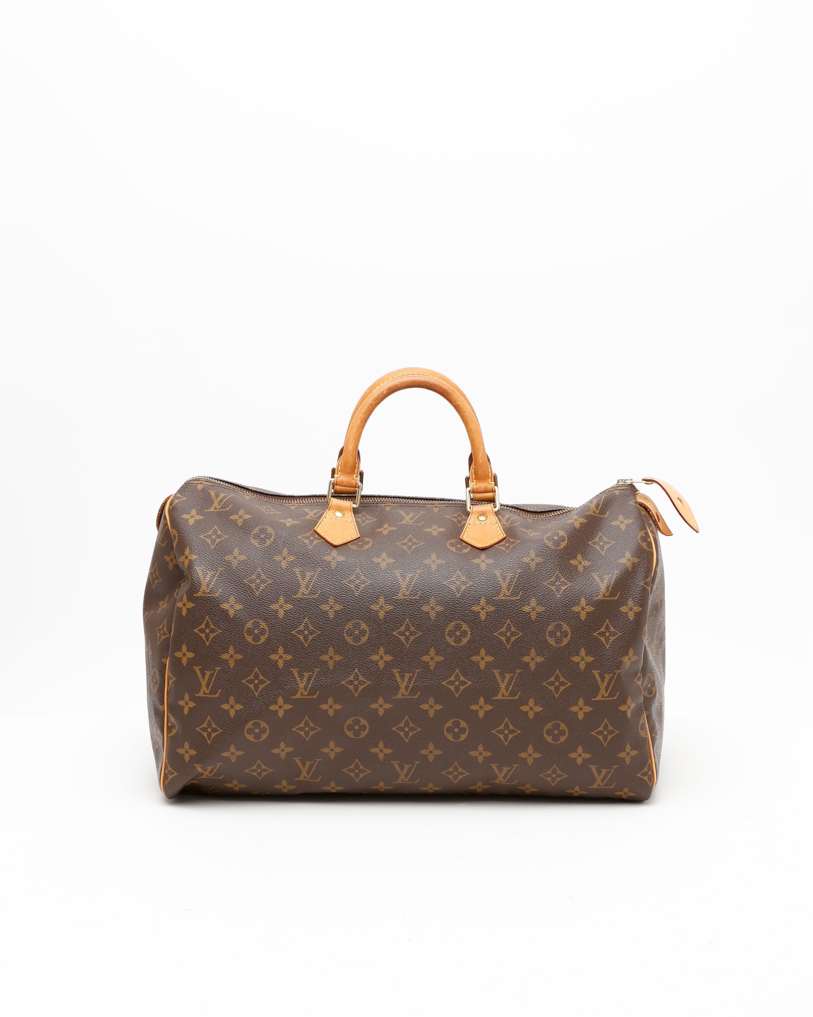 Pre-owned Louis Vuitton Monogram Speedy 40 Bag
