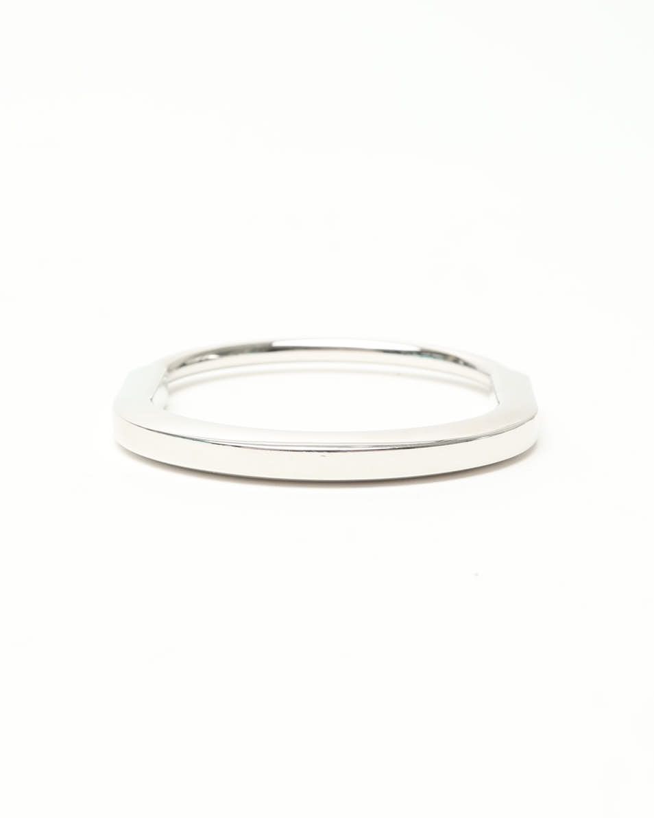 Tiffany & Co Tiffany Lock Bangle In White Gold