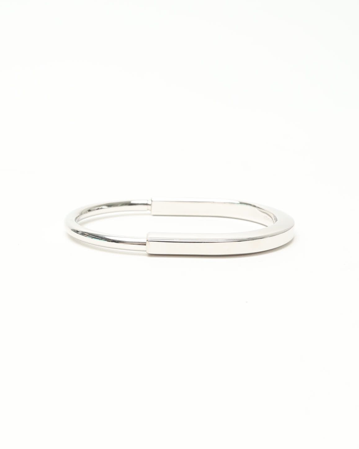 Tiffany & Co Tiffany Lock Bangle In White Gold