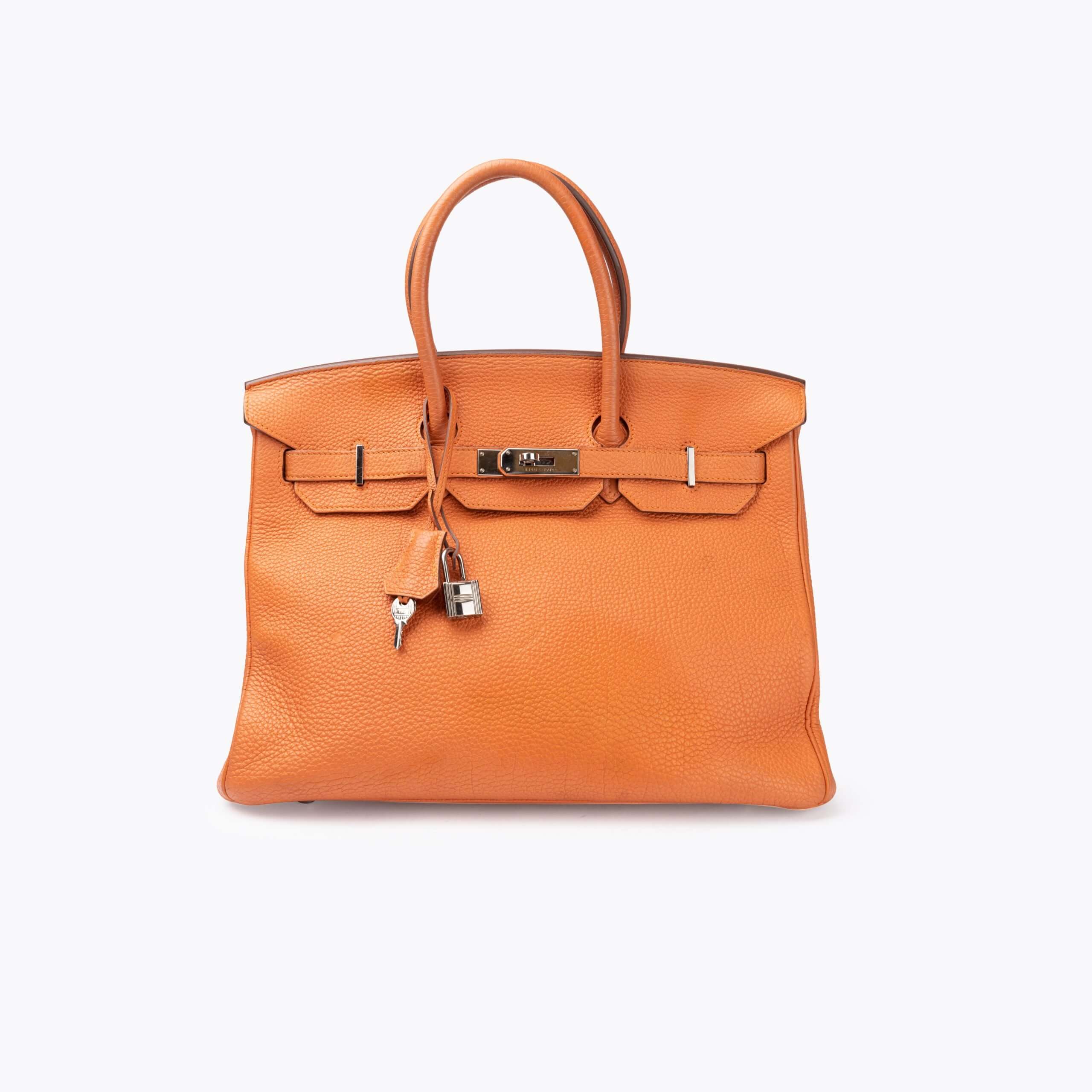 HERMÈS Togo Birkin 35 Retourne Bag