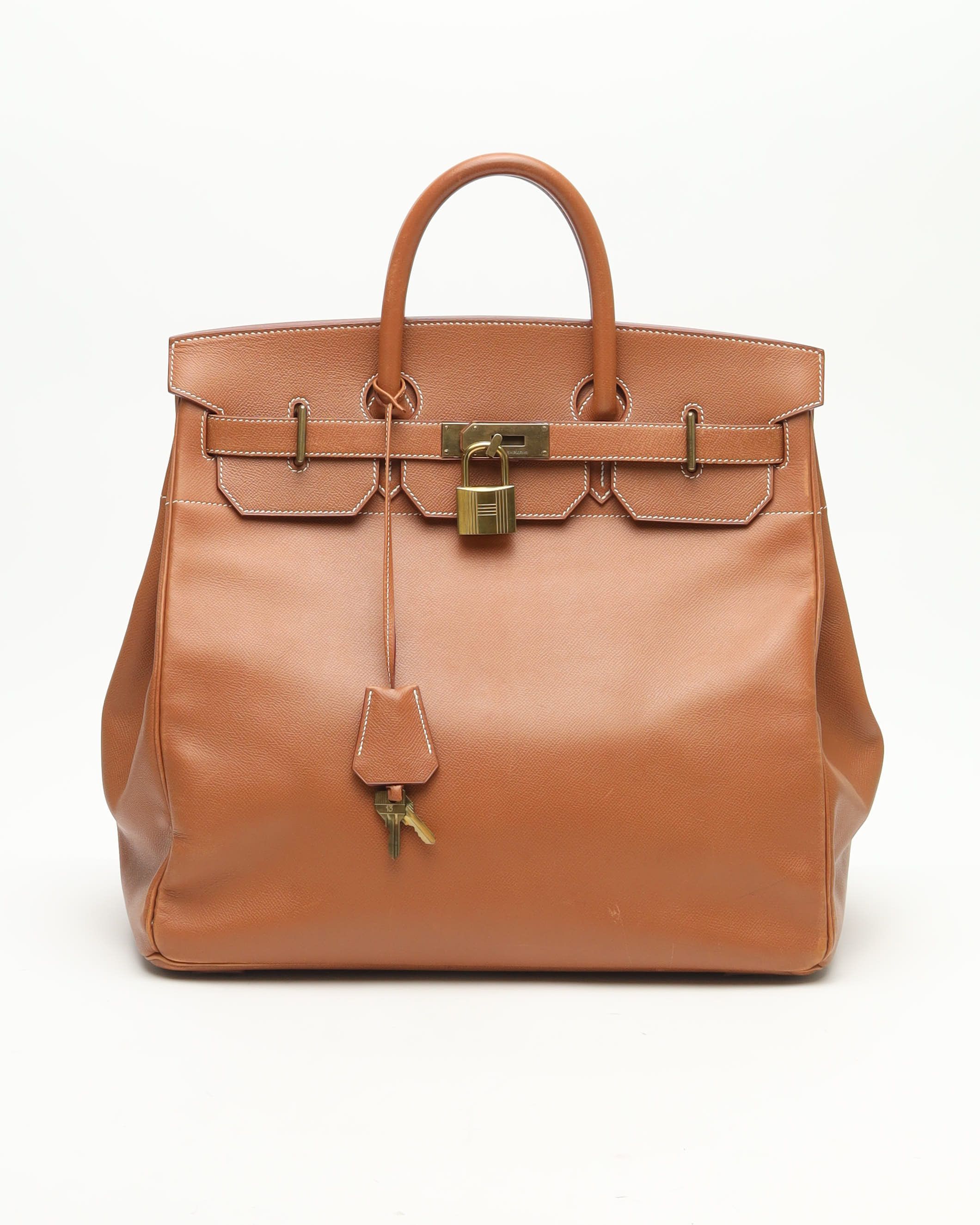 Hermès Ardennes Haut A Courroies 40 (HAC) Weekend Bag