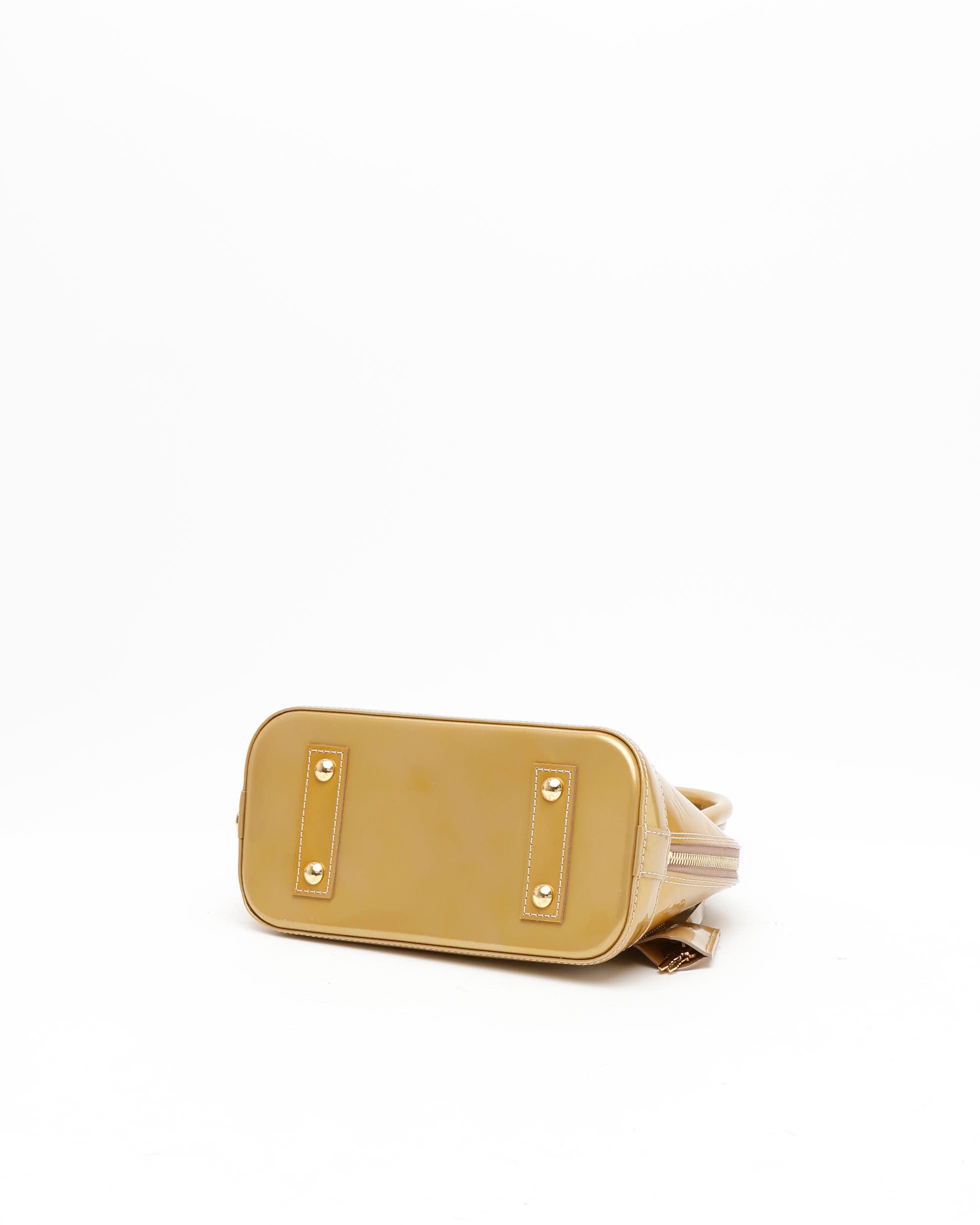 Pre-owned Louis Vuitton Vernis Alma Bb Bag