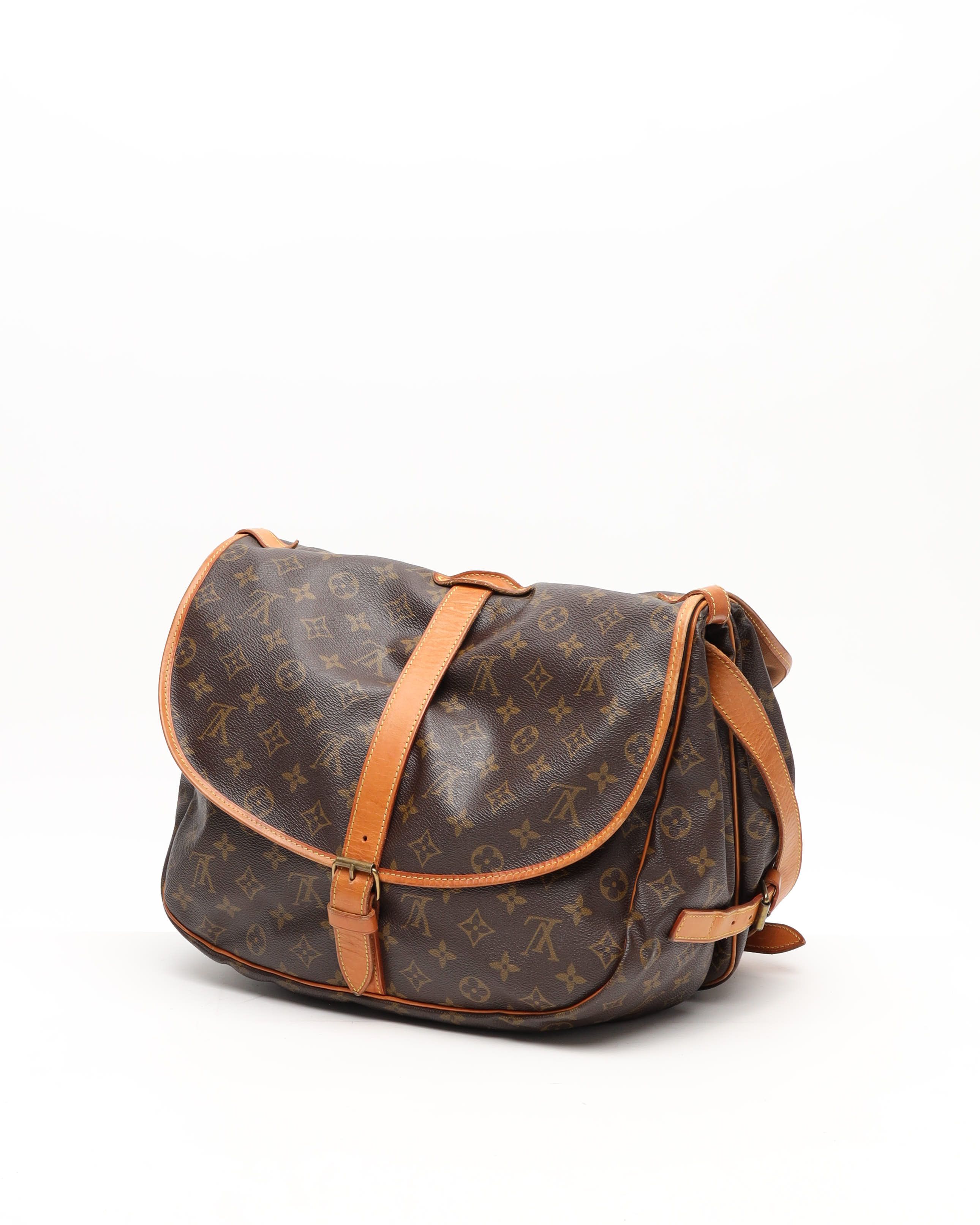 Pre-owned Louis Vuitton Monogram Saumur 35 Bag