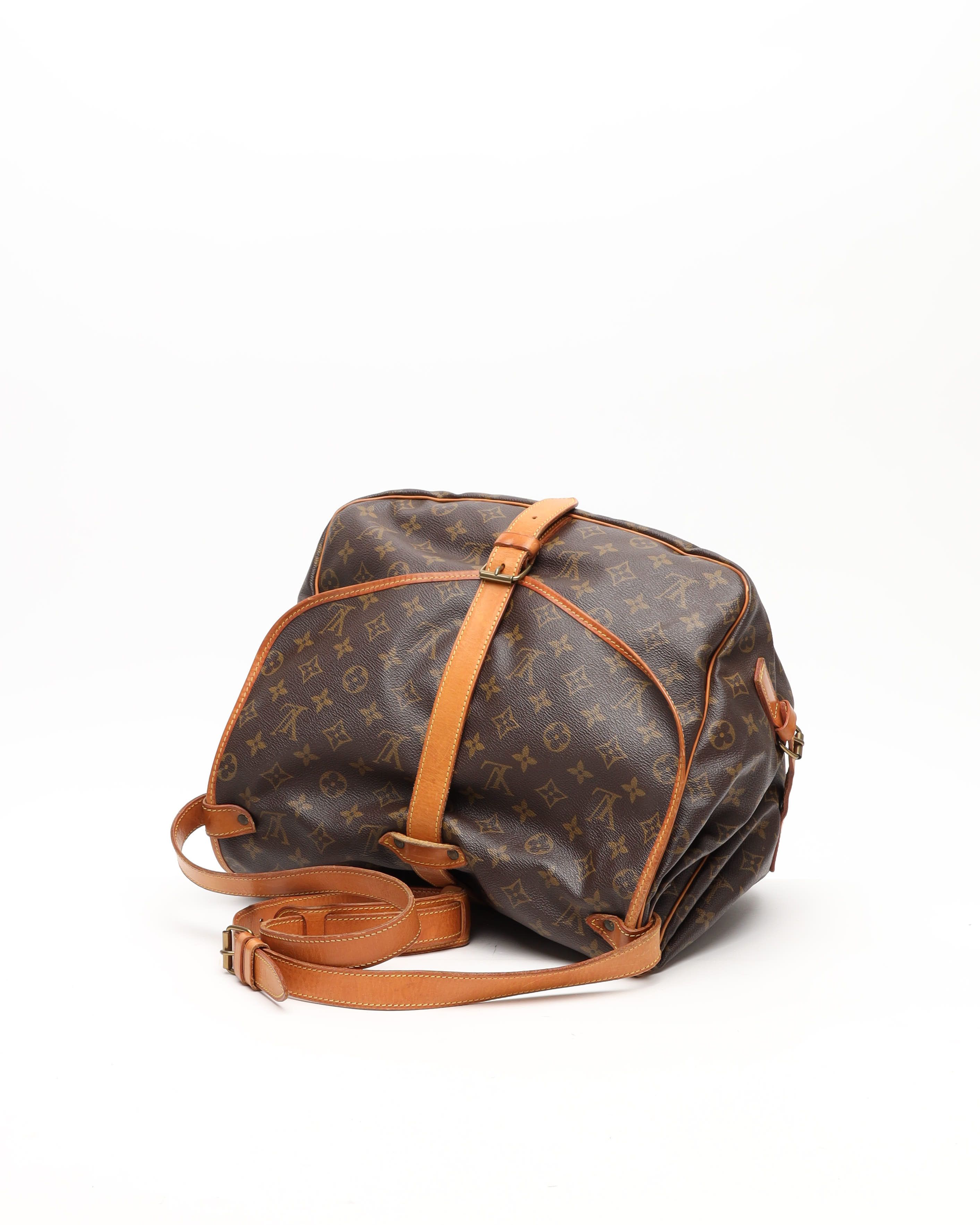 Pre-owned Louis Vuitton Monogram Saumur 35 Bag